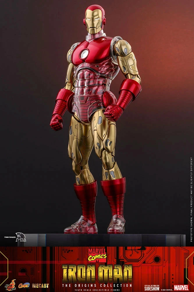 Hot Toys Marvel Comics The Origin Collection 1/6th Scale Iron Man Figure - Image 3