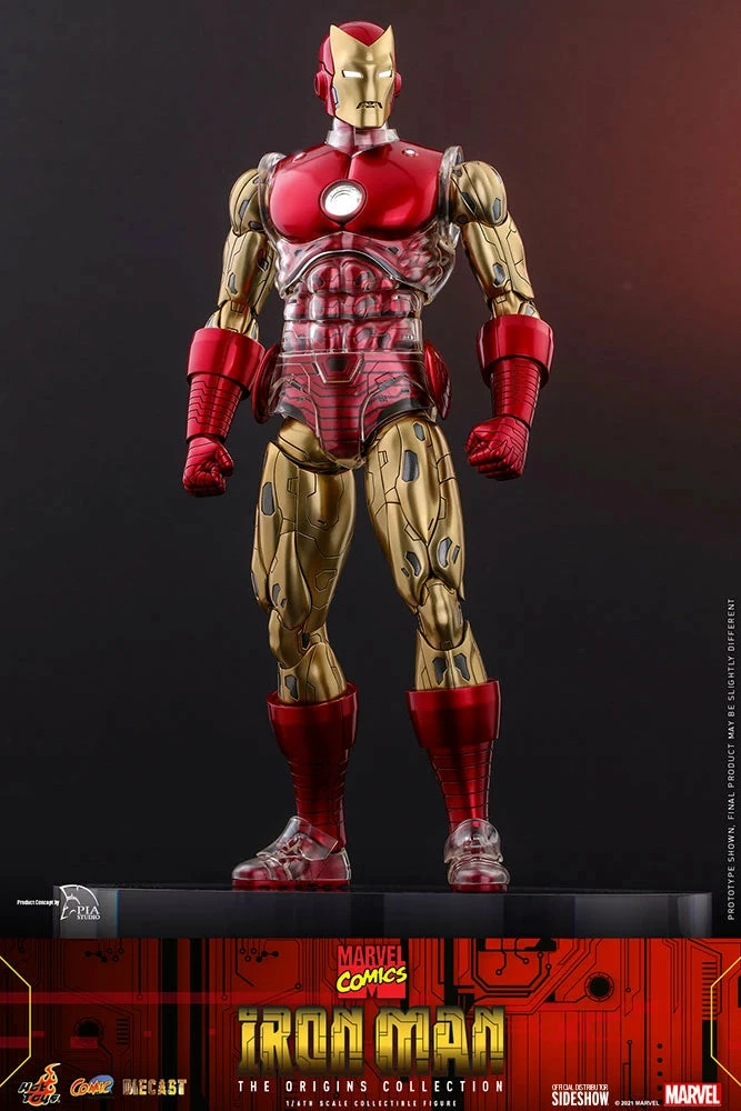 Hot Toys Marvel Comics The Origin Collection 1/6th Scale Iron Man Figure - Image 6