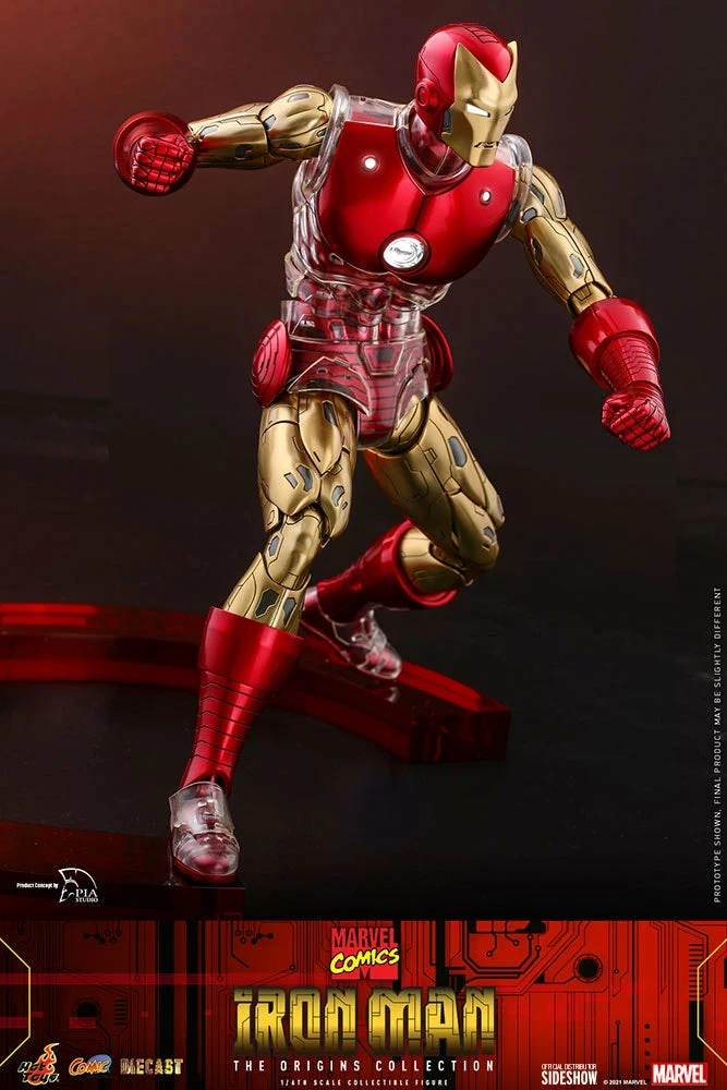 Hot Toys Marvel Comics The Origin Collection 1/6th Scale Iron Man Figure - Image 15