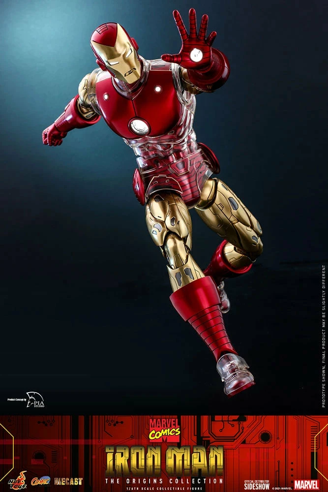 Hot Toys Marvel Comics The Origin Collection 1/6th Scale Iron Man Figure - Image 4