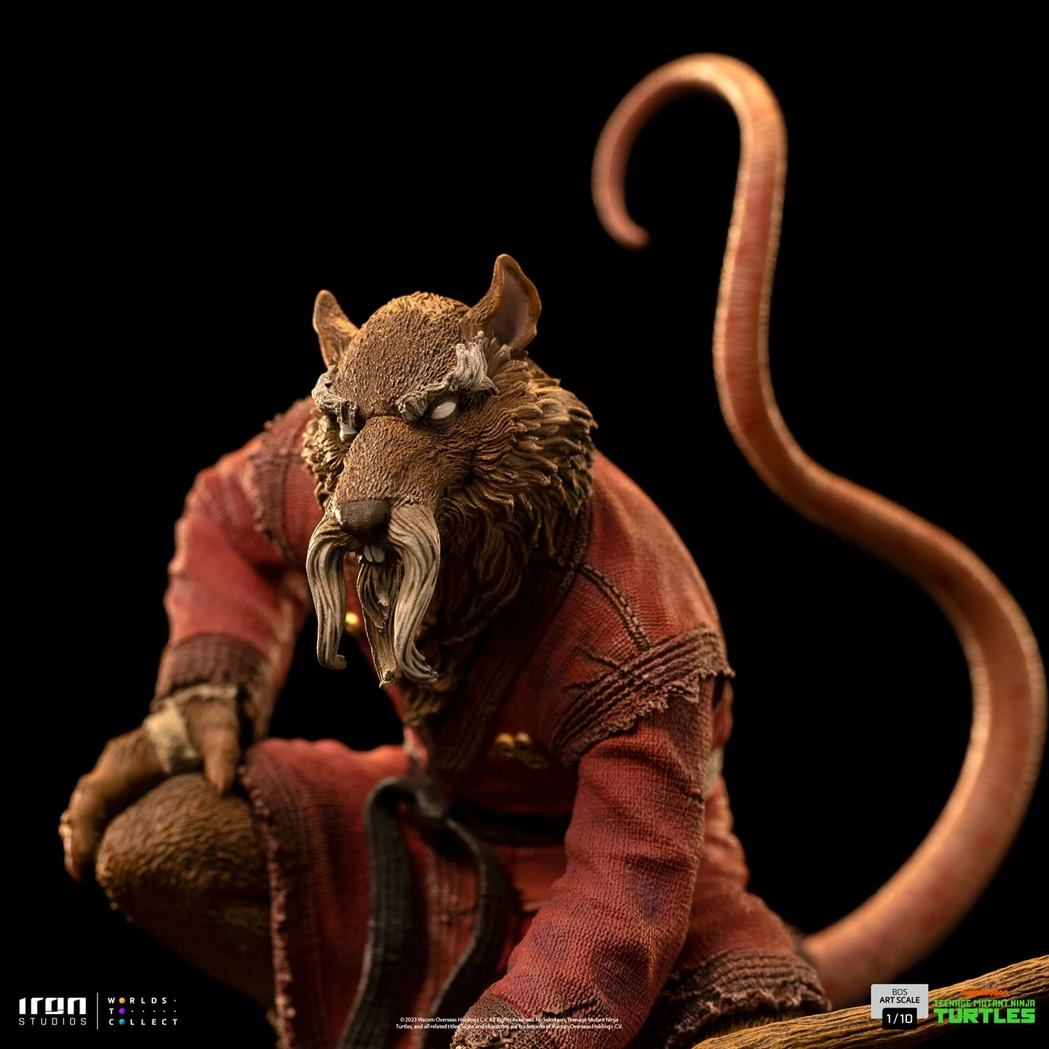 Iron Studios Teenage Mutant Ninja Turtles Battle Diorama Series Splinter 1/10 Art Scale Statue - Image 12