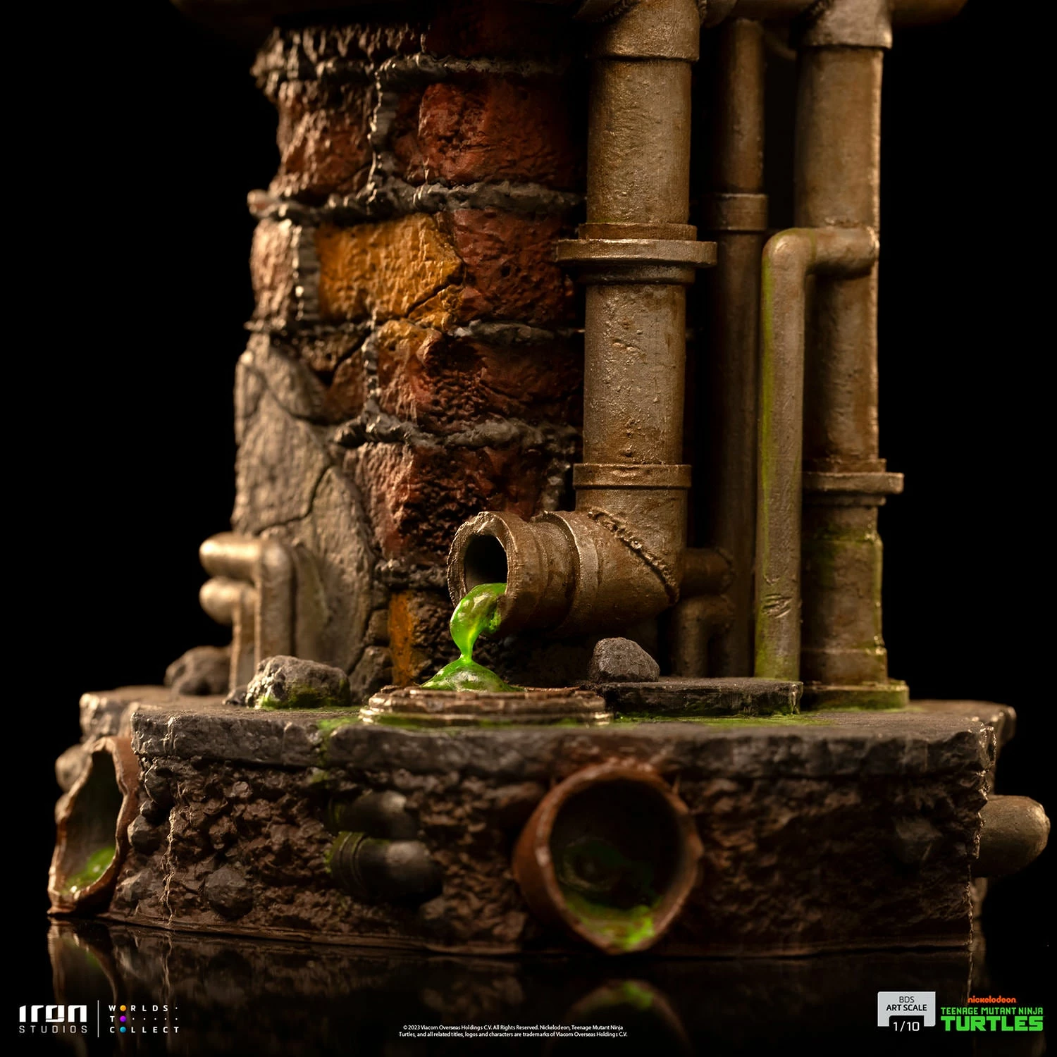 Iron Studios Teenage Mutant Ninja Turtles Battle Diorama Series Splinter 1/10 Art Scale Statue - Image 16