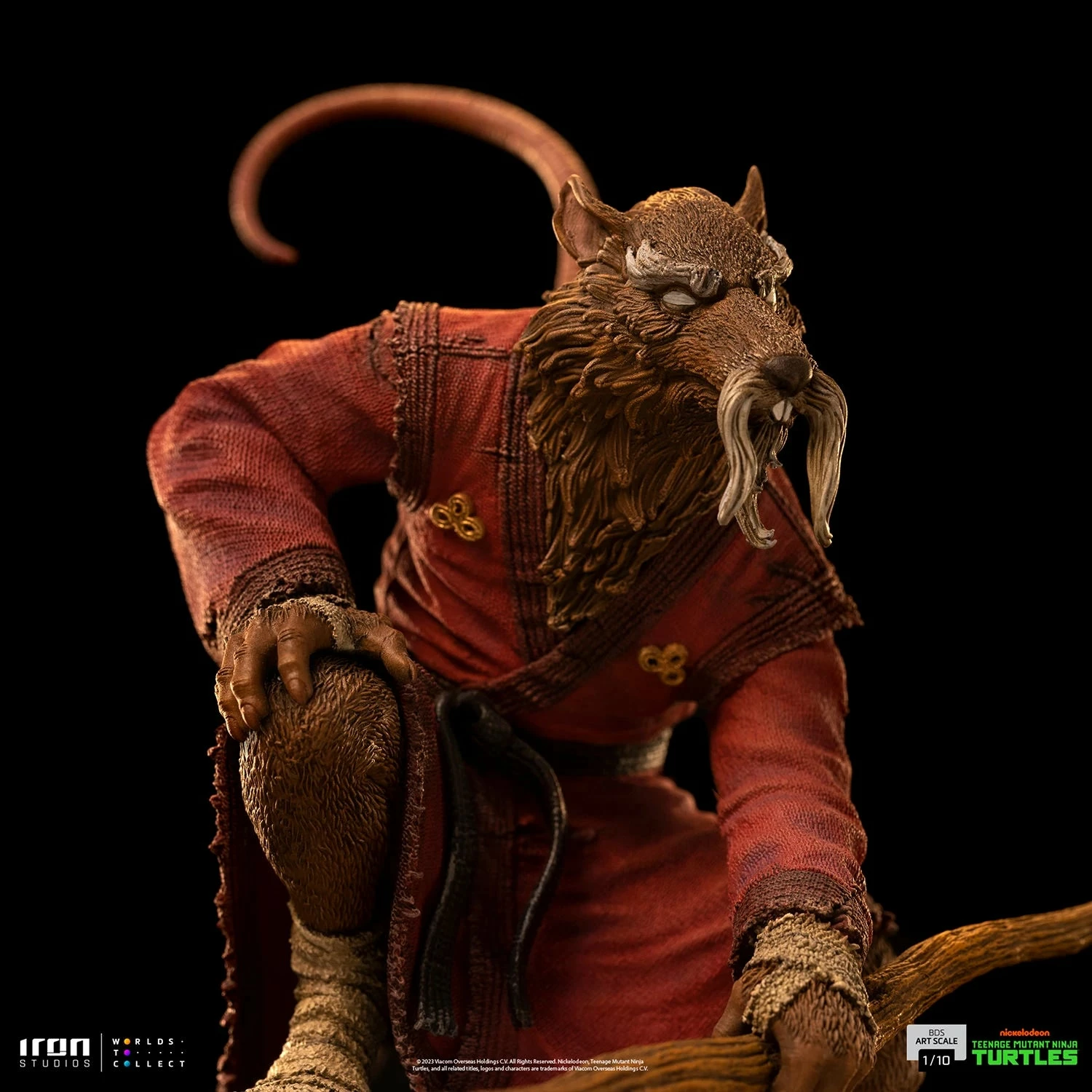 Iron Studios Teenage Mutant Ninja Turtles Battle Diorama Series Splinter 1/10 Art Scale Statue - Image 13