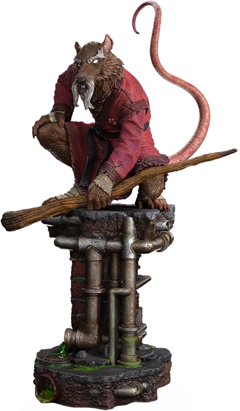 Iron Studios Teenage Mutant Ninja Turtles Battle Diorama Series Splinter 1/10 Art Scale Statue