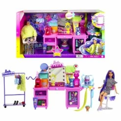 Barbie Extra Doll And Vanity Playset