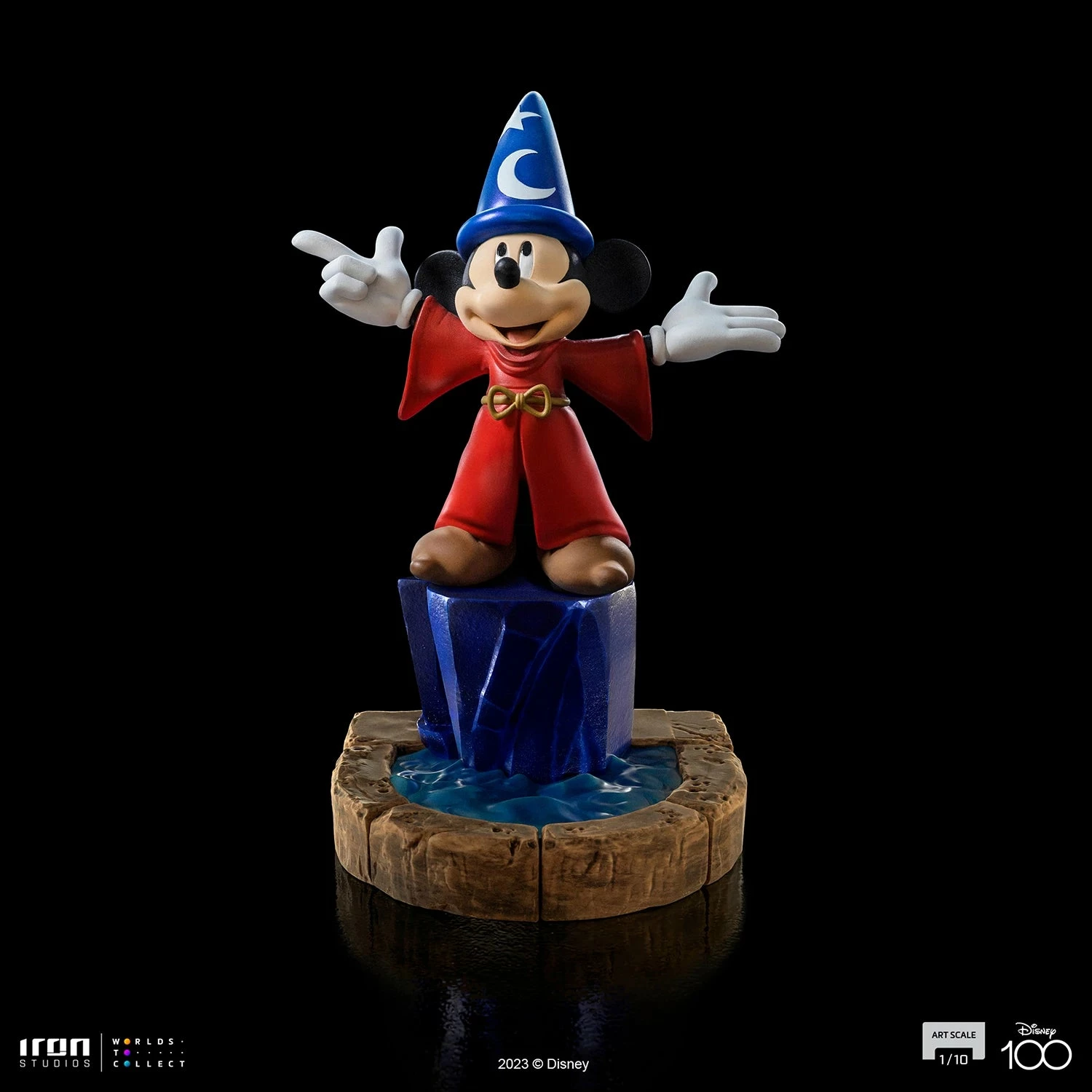 Iron Studios Fantasia Mickey 1/10 Art Scale Limited Edition Statue - Image 3