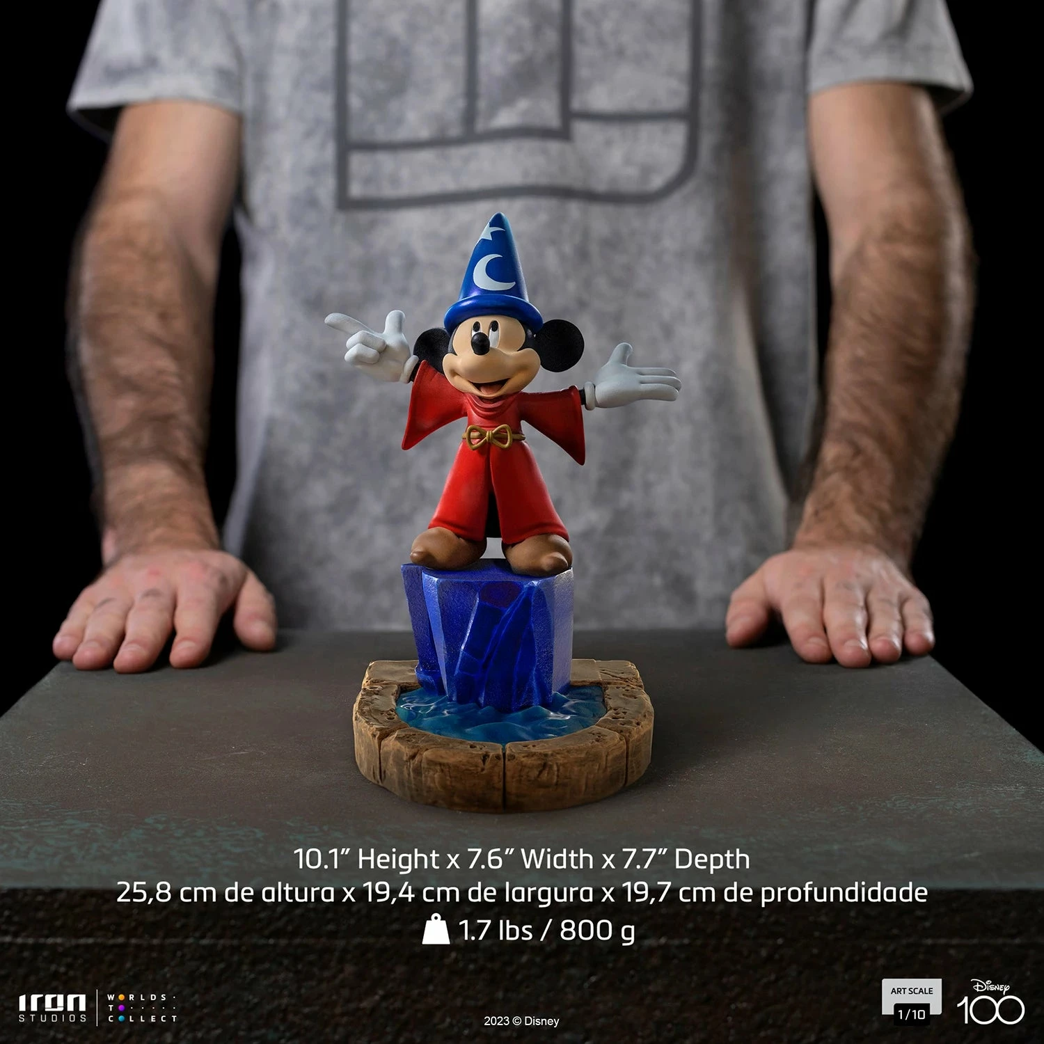 Iron Studios Fantasia Mickey 1/10 Art Scale Limited Edition Statue - Image 4