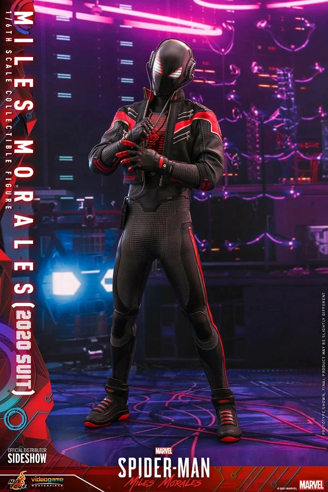 Hot Toys Spider-Man Into The Spider-Verse 1/6th Scale Miles Morales 2020 Suit Figure - Image 19