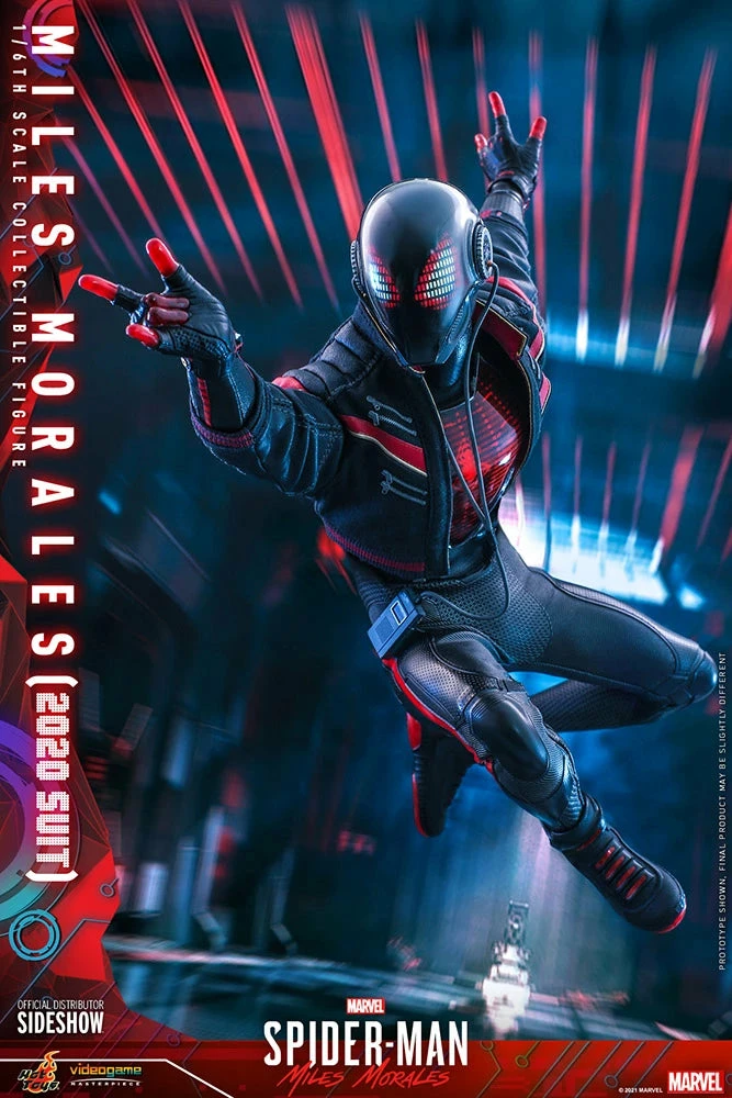 Hot Toys Spider-Man Into The Spider-Verse 1/6th Scale Miles Morales 2020 Suit Figure - Image 20