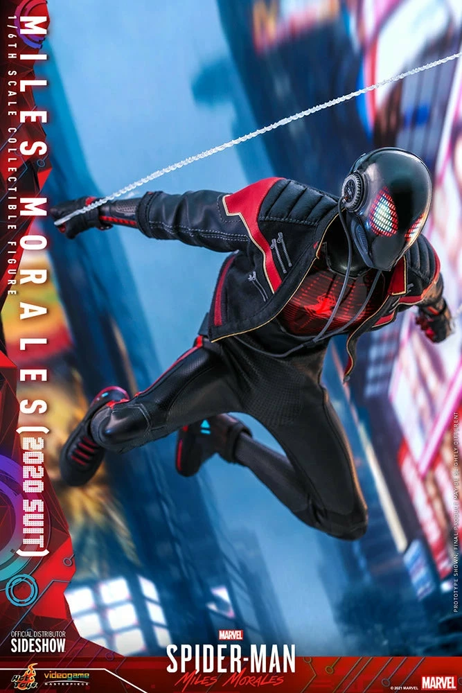 Hot Toys Spider-Man Into The Spider-Verse 1/6th Scale Miles Morales 2020 Suit Figure - Image 18