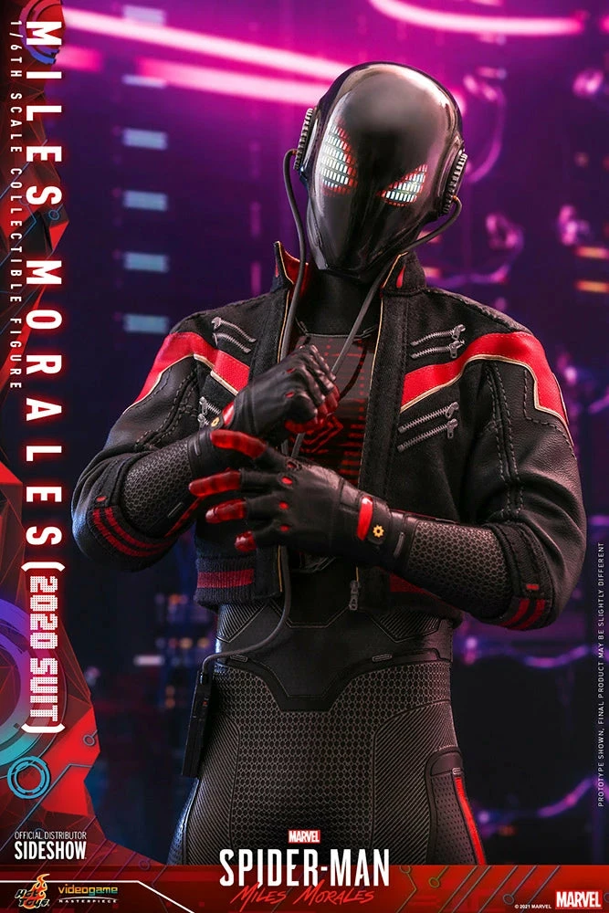 Hot Toys Spider-Man Into The Spider-Verse 1/6th Scale Miles Morales 2020 Suit Figure - Image 5