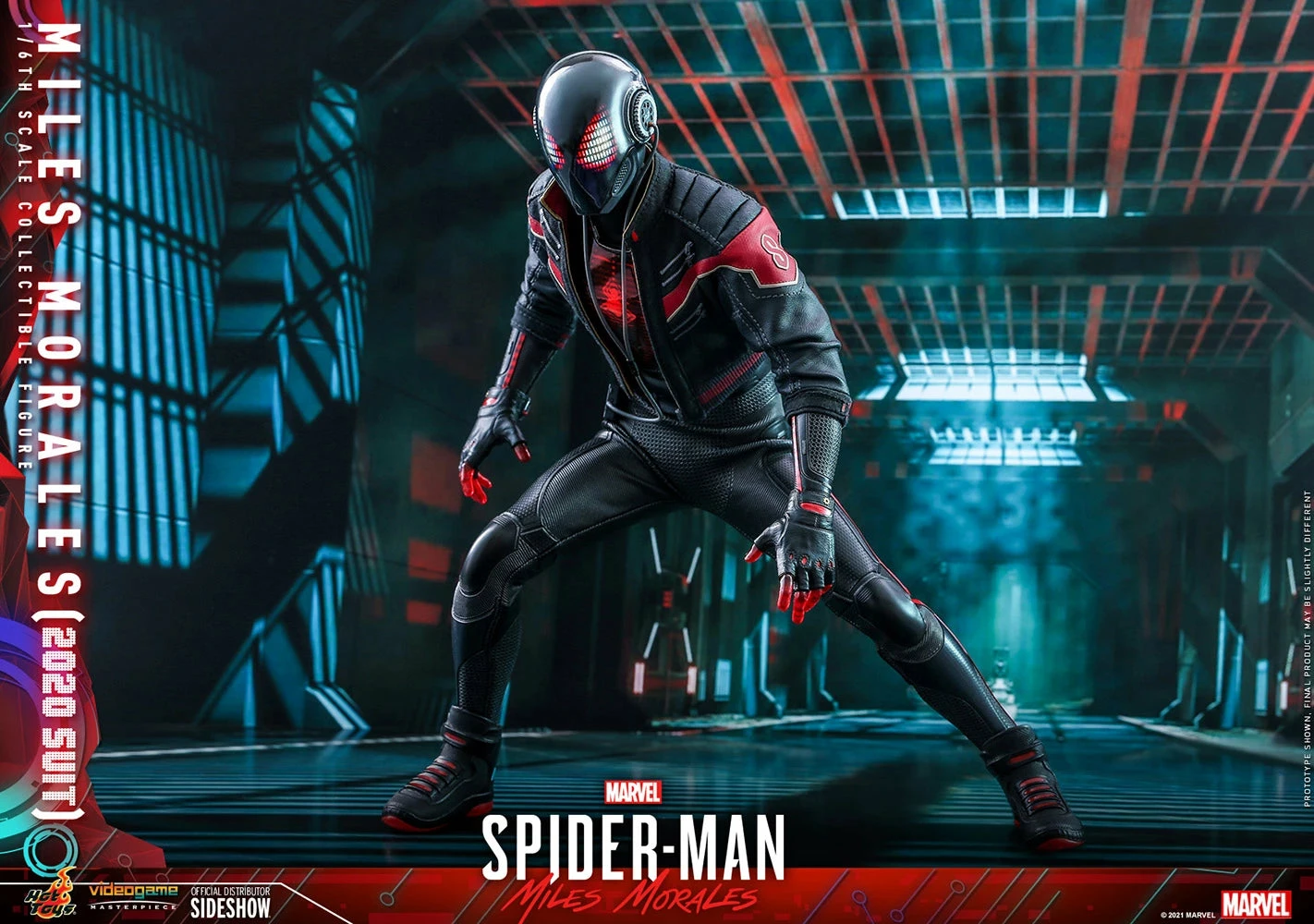 Hot Toys Spider-Man Into The Spider-Verse 1/6th Scale Miles Morales 2020 Suit Figure - Image 11