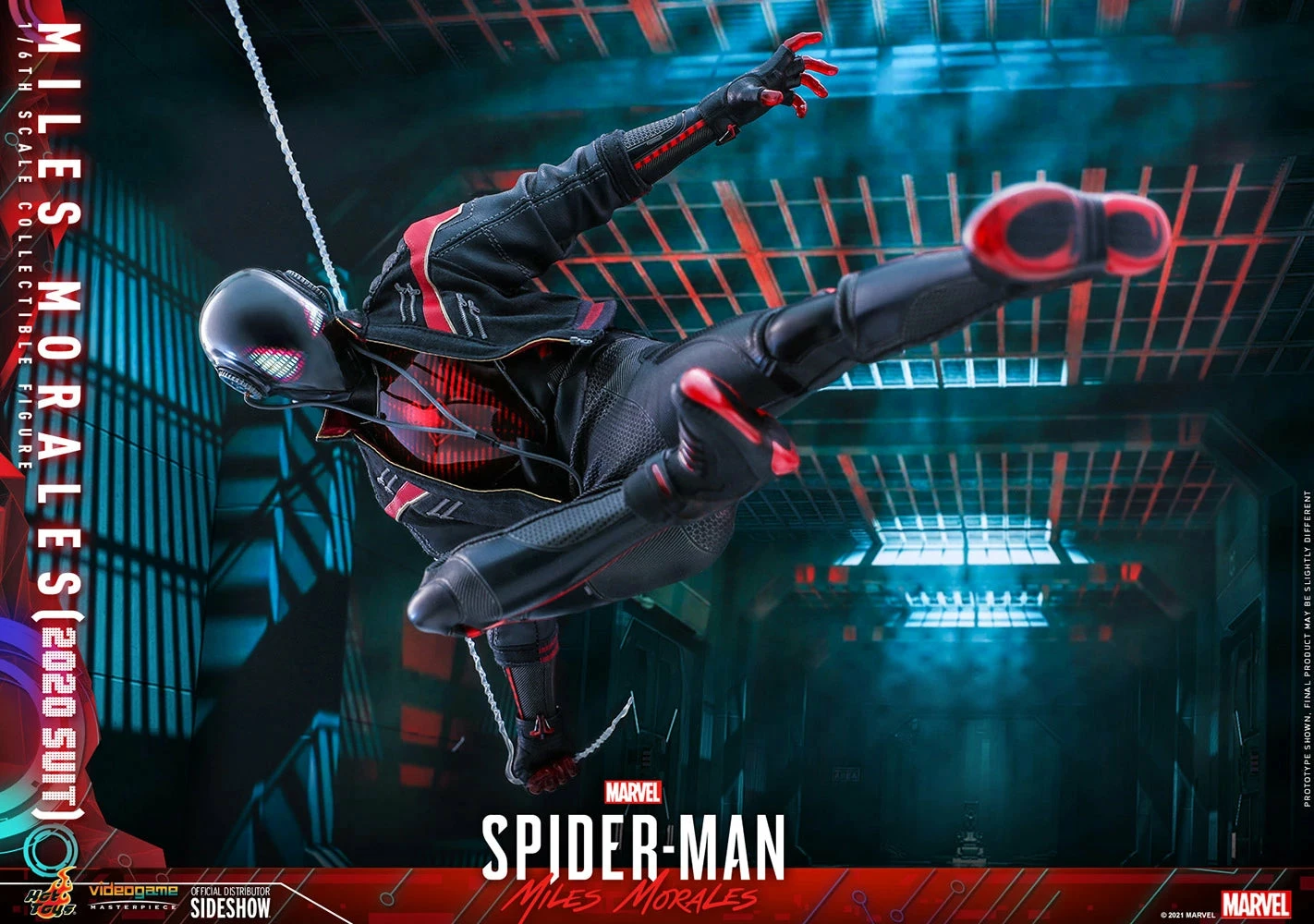 Hot Toys Spider-Man Into The Spider-Verse 1/6th Scale Miles Morales 2020 Suit Figure - Image 12