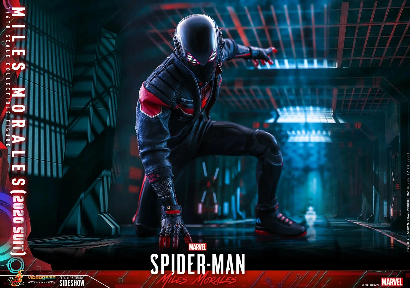Hot Toys Spider-Man Into The Spider-Verse 1/6th Scale Miles Morales 2020 Suit Figure - Image 13