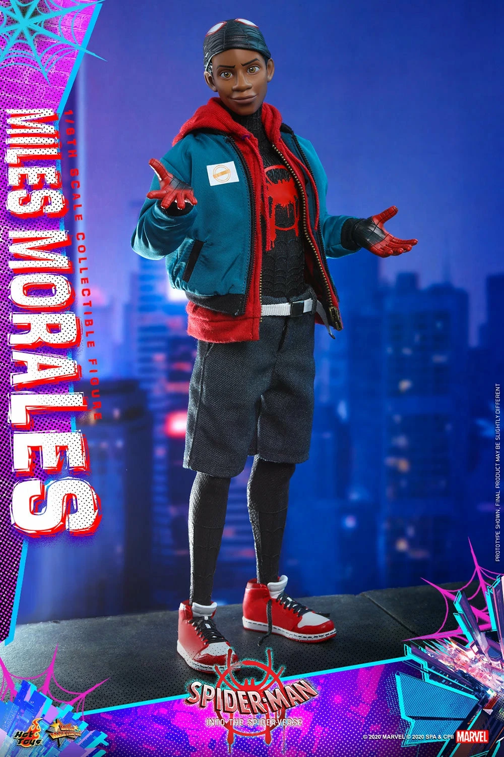 Hot Toys Spider-Man Into The Spider-Verse 1/6th Scale Miles Morales Figure - Image 18