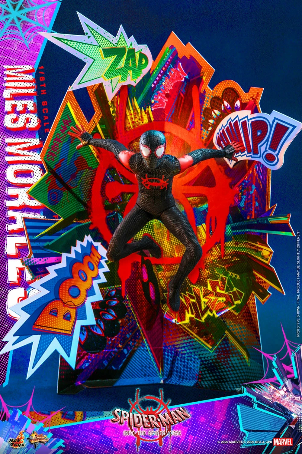 Hot Toys Spider-Man Into The Spider-Verse 1/6th Scale Miles Morales Figure - Image 14