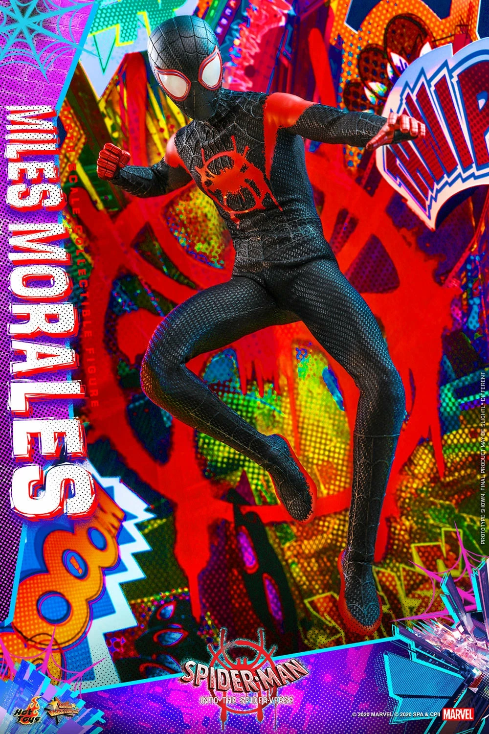 Hot Toys Spider-Man Into The Spider-Verse 1/6th Scale Miles Morales Figure - Image 20