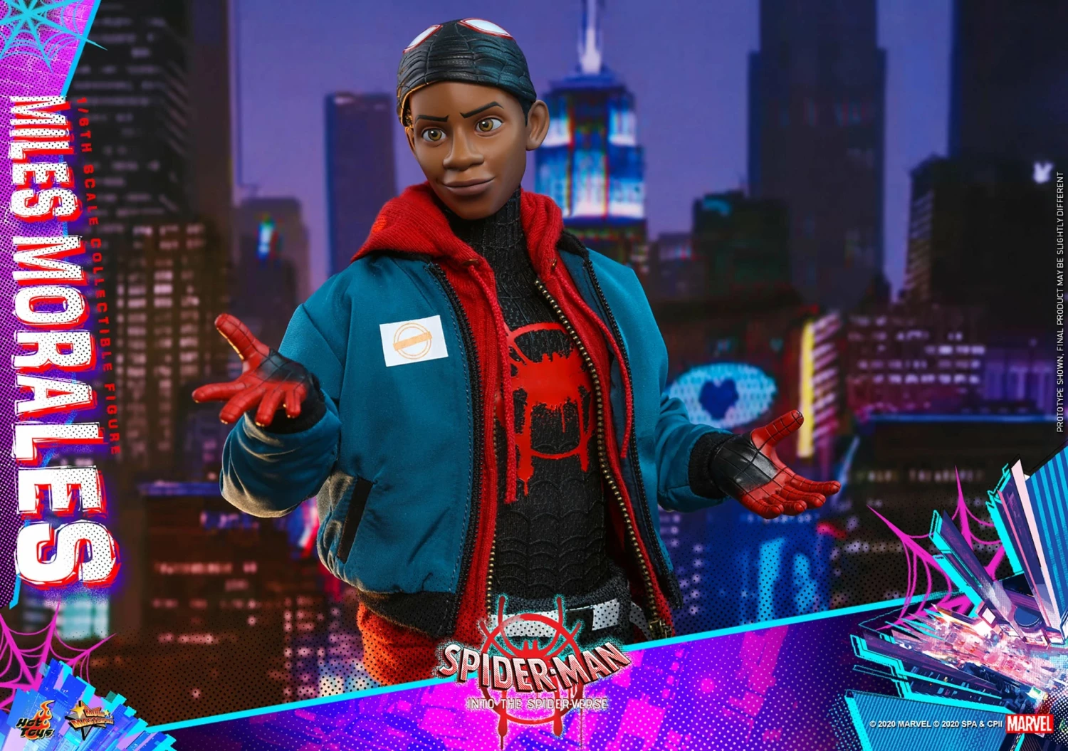 Hot Toys Spider-Man Into The Spider-Verse 1/6th Scale Miles Morales Figure - Image 16