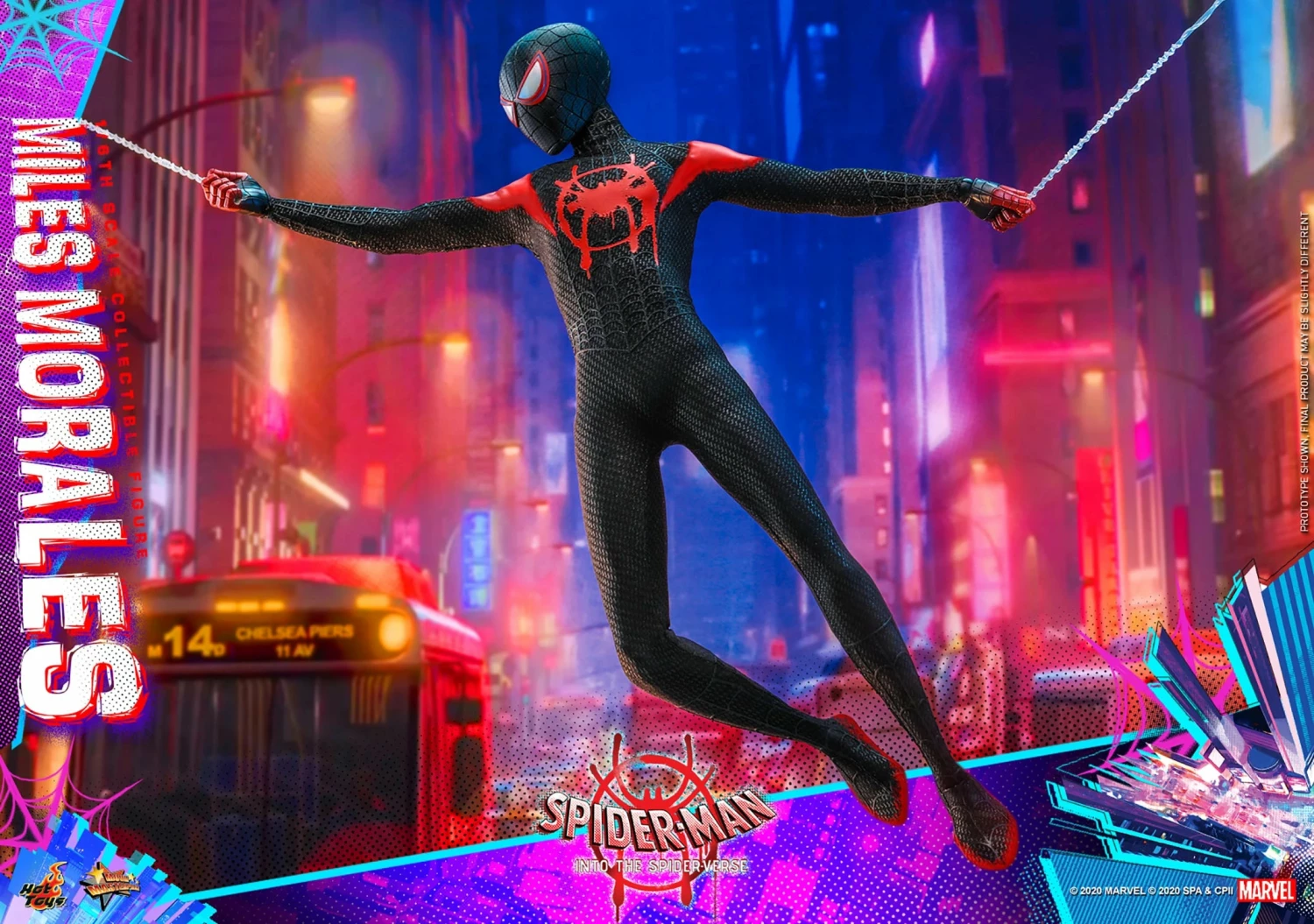 Hot Toys Spider-Man Into The Spider-Verse 1/6th Scale Miles Morales Figure - Image 10