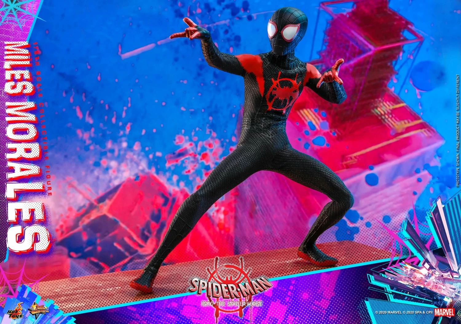 Hot Toys Spider-Man Into The Spider-Verse 1/6th Scale Miles Morales Figure - Image 11