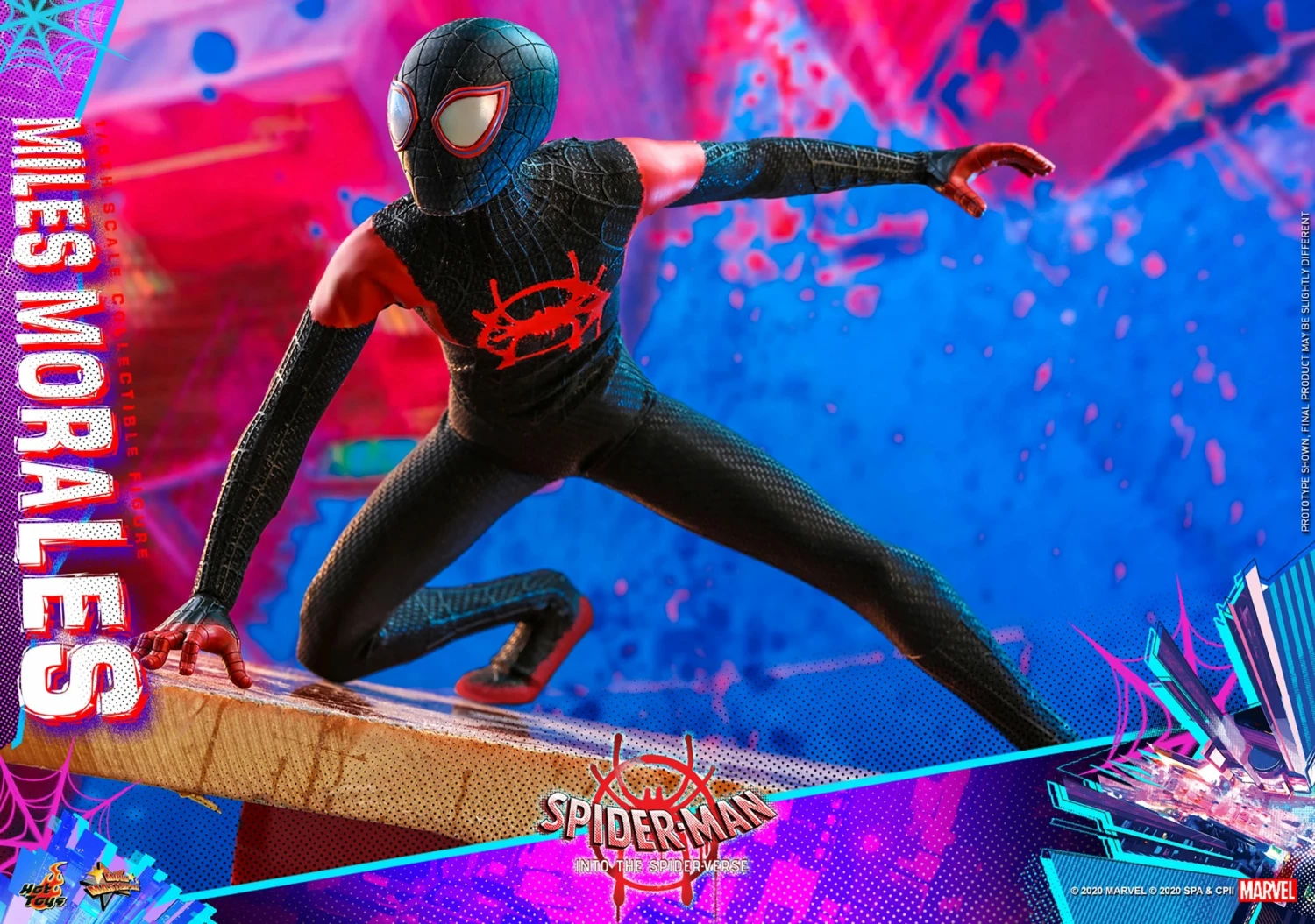 Hot Toys Spider-Man Into The Spider-Verse 1/6th Scale Miles Morales Figure