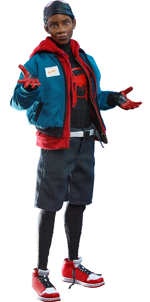 Hot Toys Spider-Man Into The Spider-Verse 1/6th Scale Miles Morales Figure - Image 5