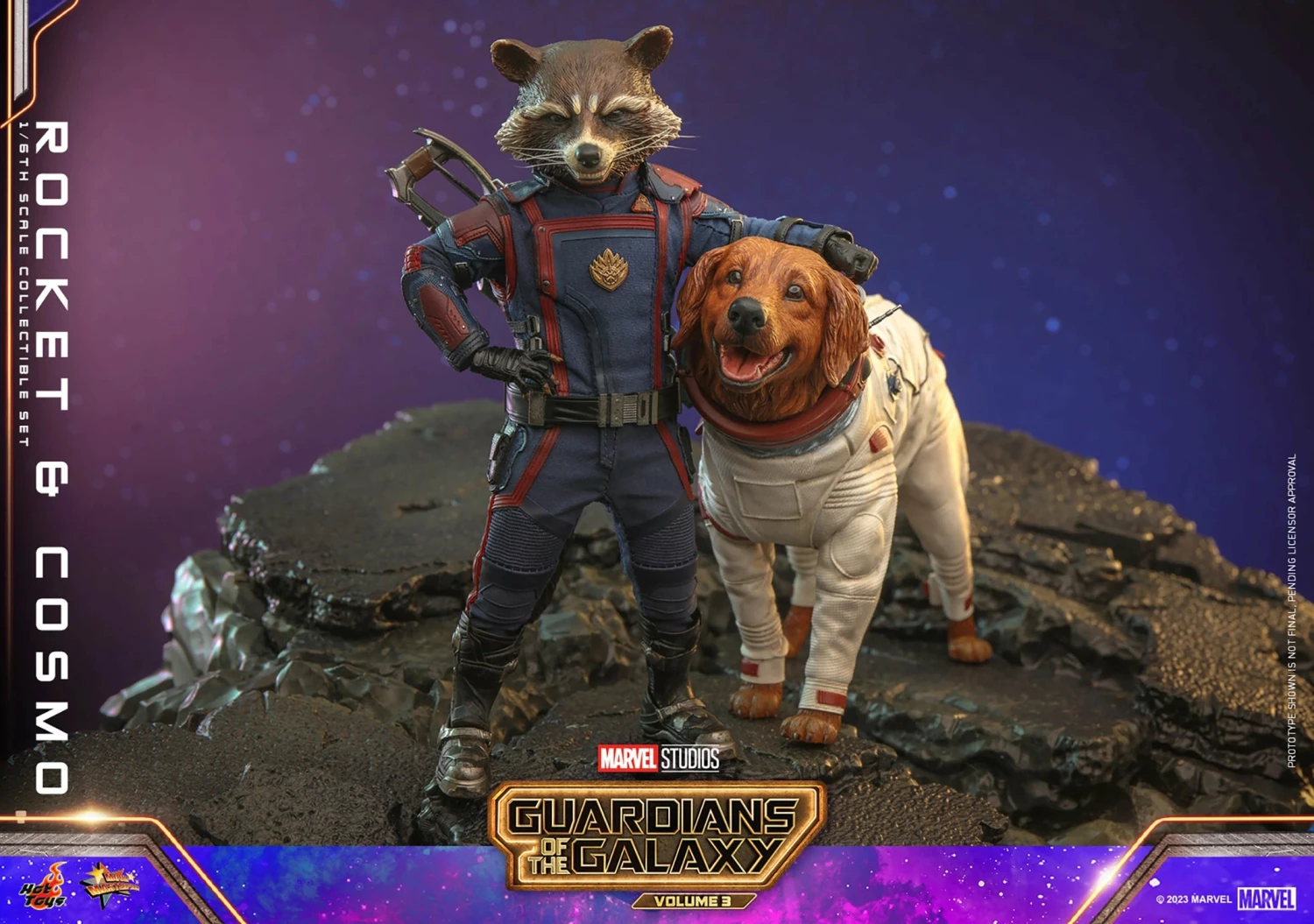 Hot Toys Guardians Of The Galaxy Vol. 3Rocket And Cosmo 1/6th Scale Figure Set - Image 10