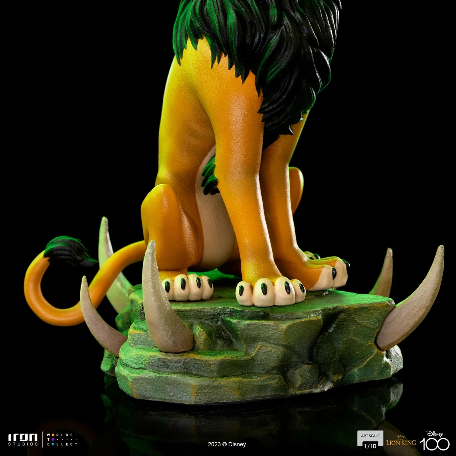Iron Studios Disney The Lion King 1/10 Art Scale Scar Statue - Image 11