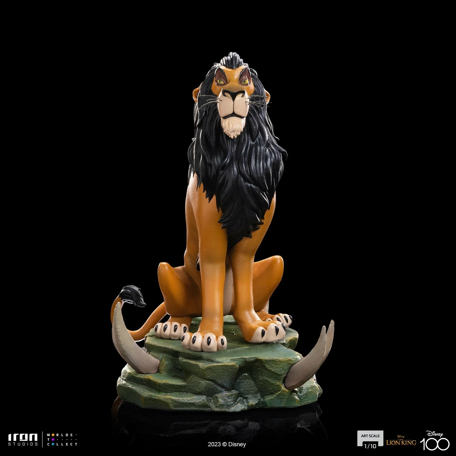 Iron Studios Disney The Lion King 1/10 Art Scale Scar Statue - Image 6