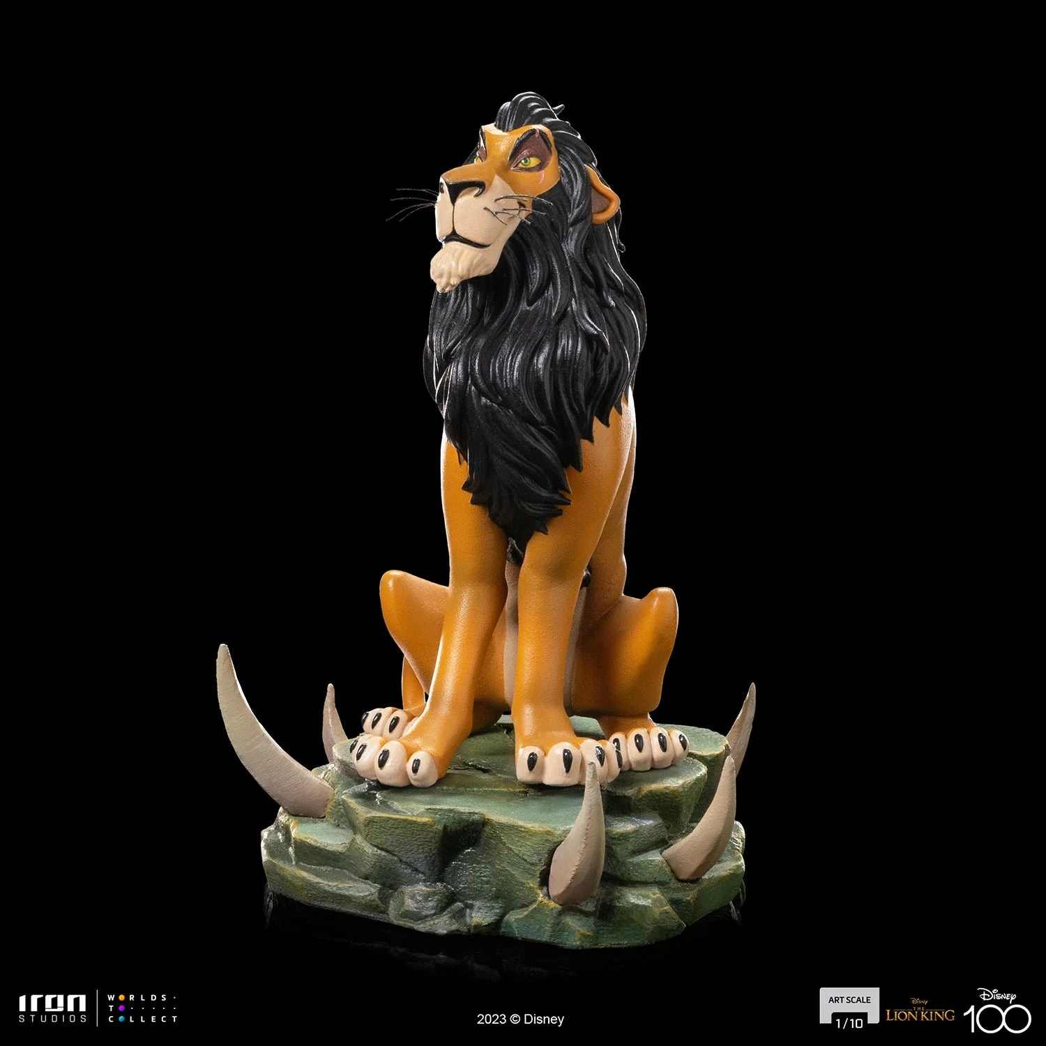 Iron Studios Disney The Lion King 1/10 Art Scale Scar Statue - Image 2