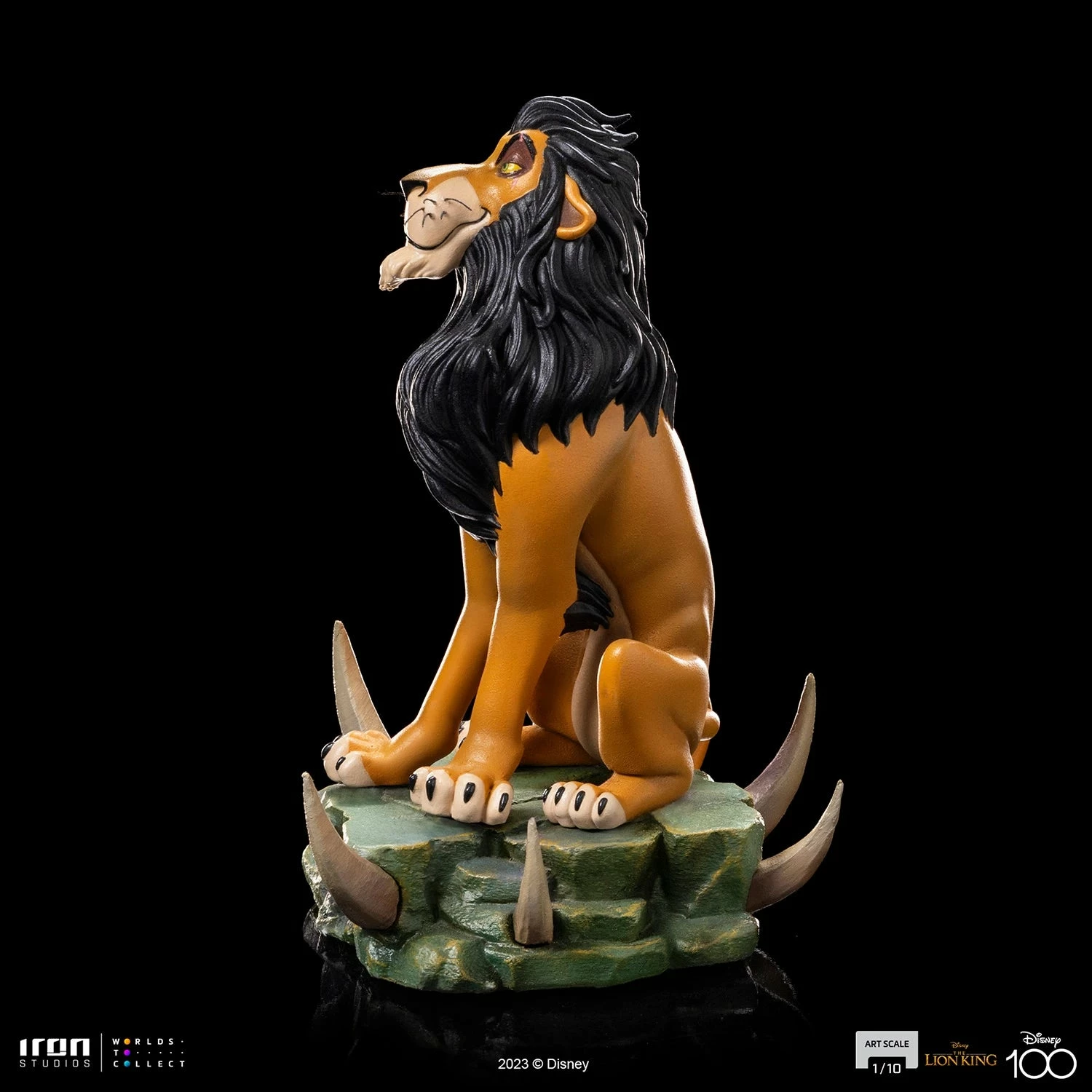 Iron Studios Disney The Lion King 1/10 Art Scale Scar Statue - Image 7