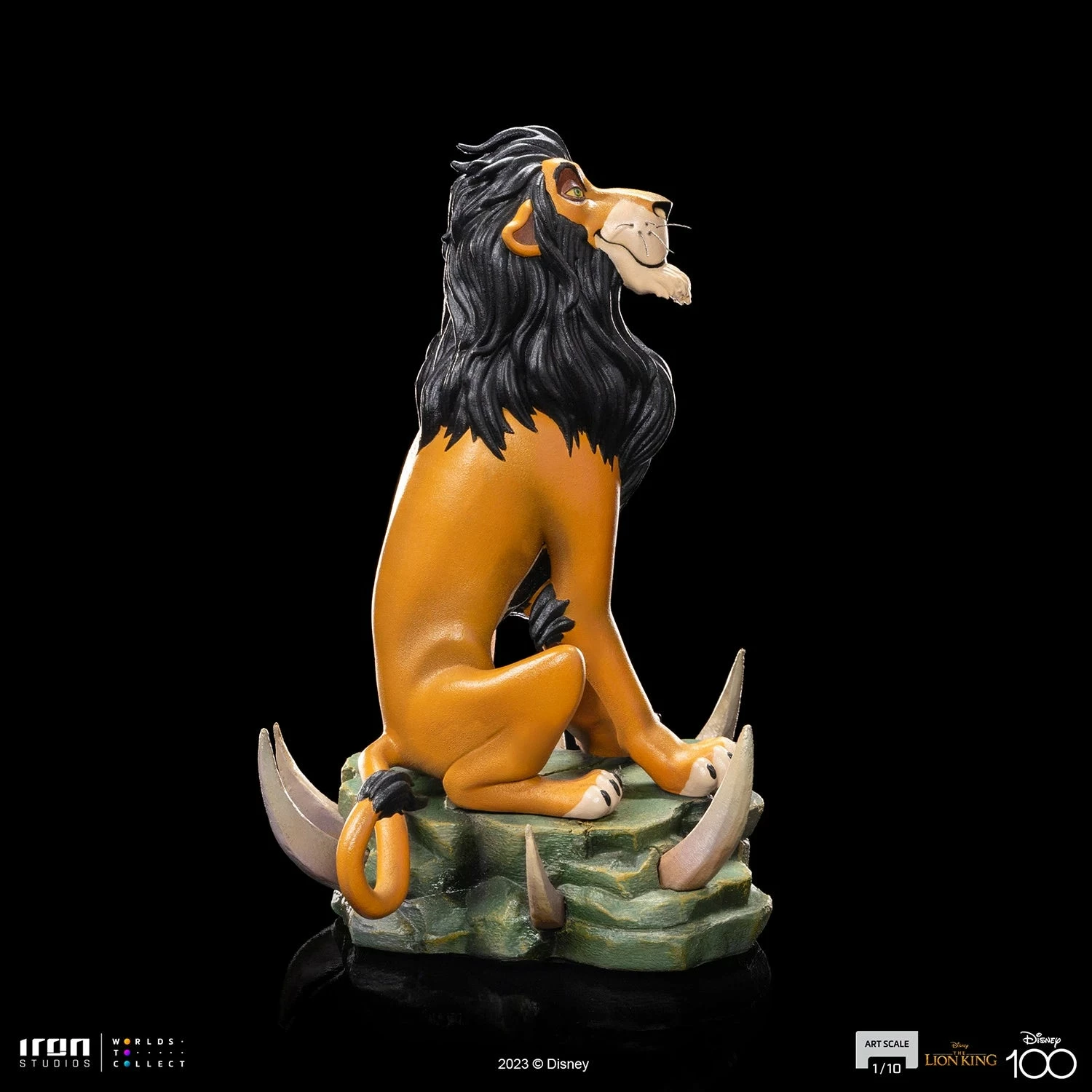 Iron Studios Disney The Lion King 1/10 Art Scale Scar Statue - Image 9