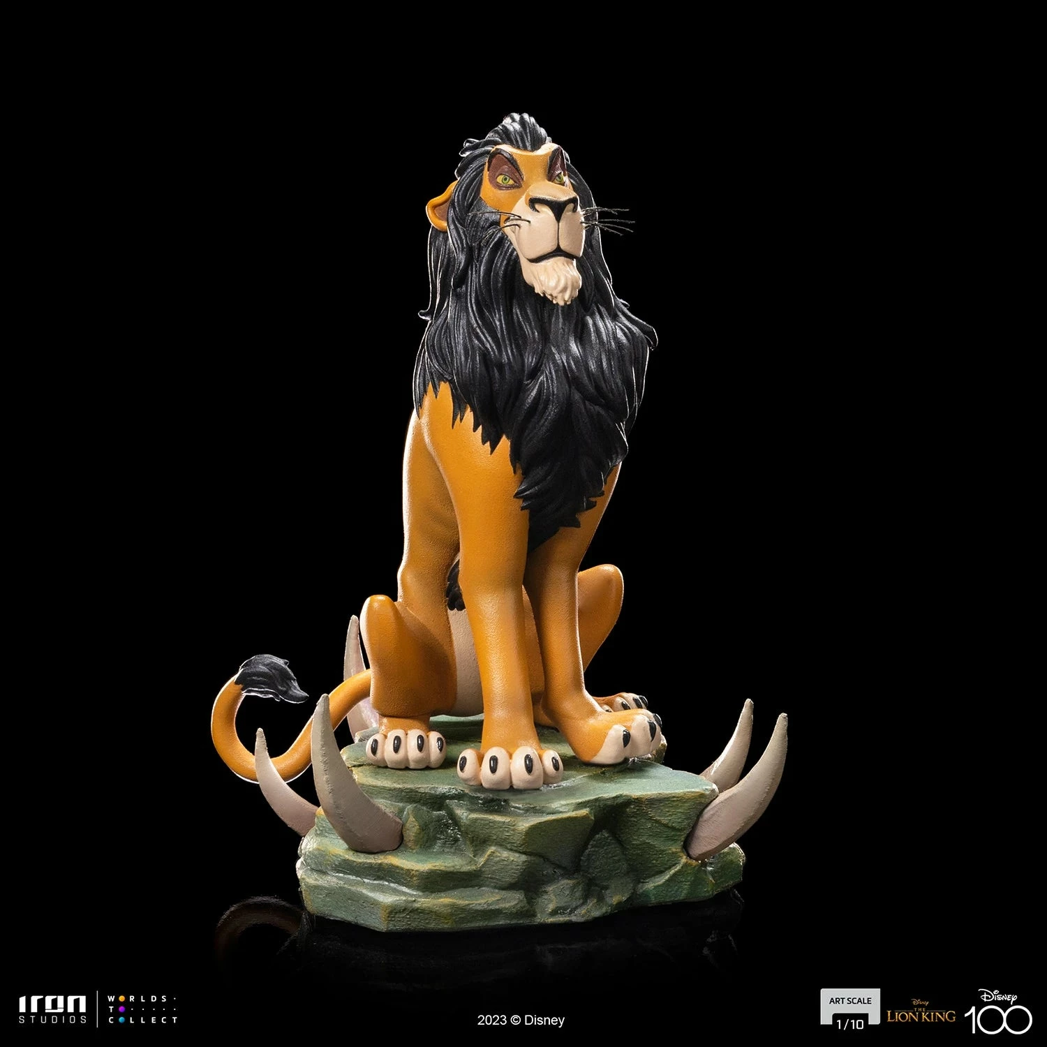 Iron Studios Disney The Lion King 1/10 Art Scale Scar Statue - Image 10