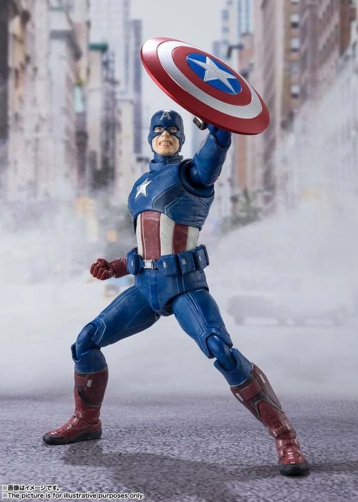 Avengers S.H. Figuarts Action Figure Captain America (Avengers Assemble Edition) 15 Cm - Image 6