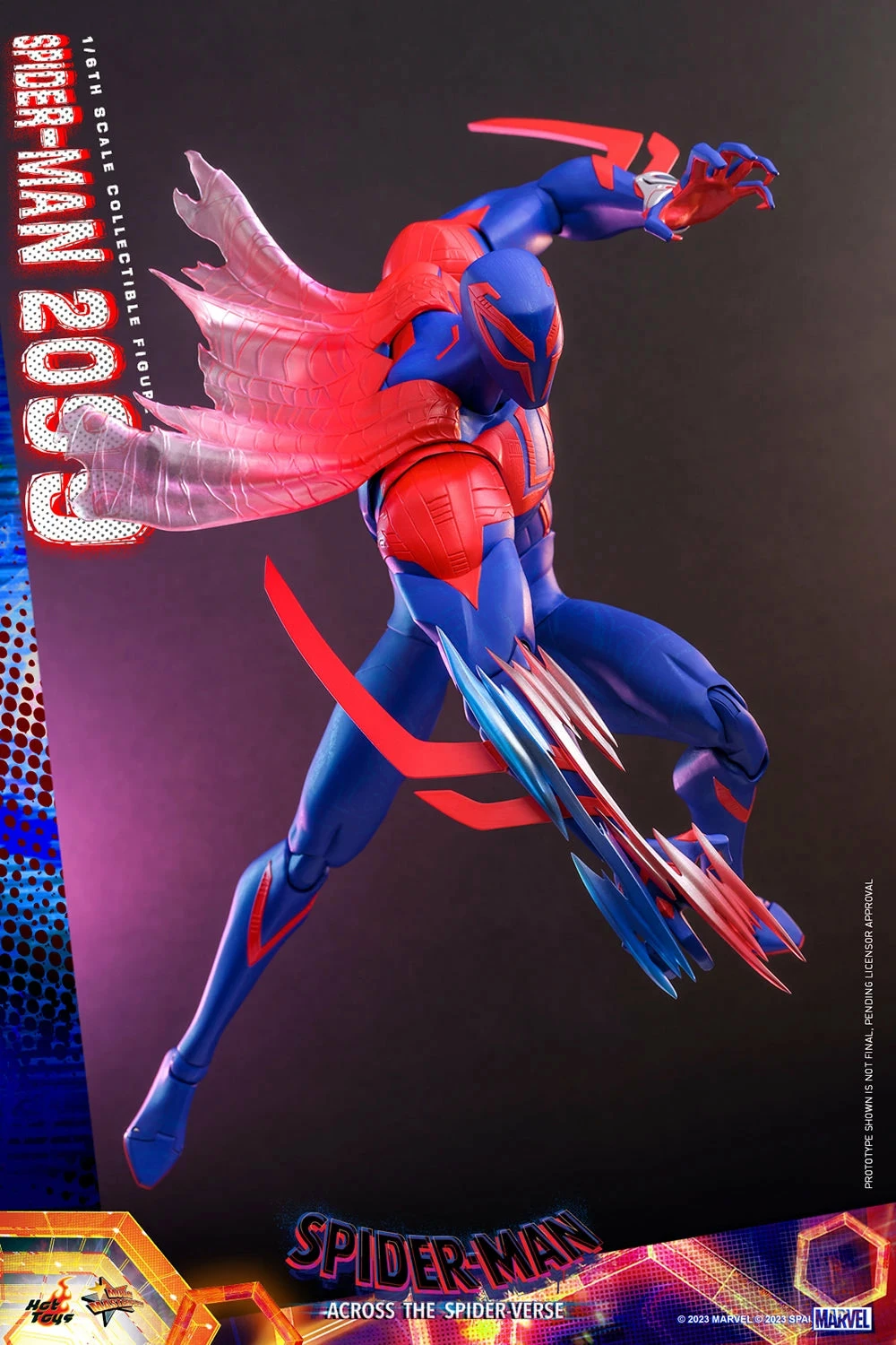 Hot Toys Spider-Man Across The Spider-Verse Spider-Man 2099 1/6th ScaleFigure - Image 8