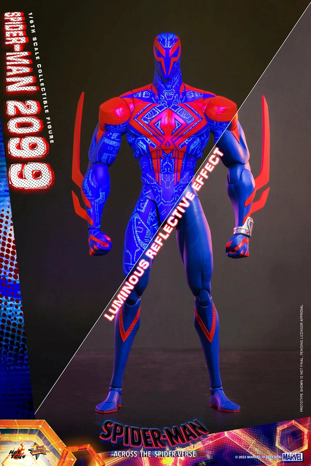 Hot Toys Spider-Man Across The Spider-Verse Spider-Man 2099 1/6th ScaleFigure - Image 11