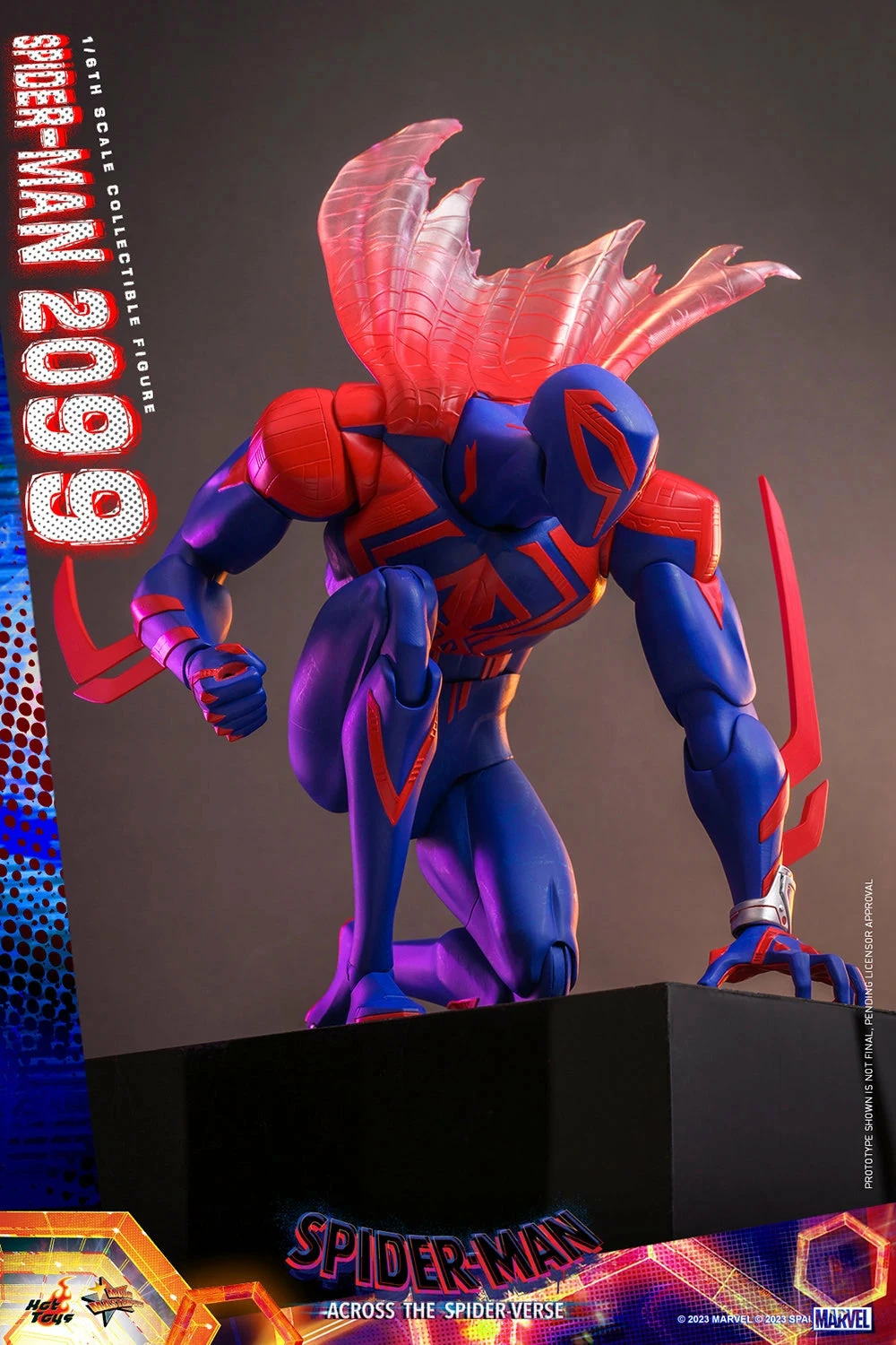 Hot Toys Spider-Man Across The Spider-Verse Spider-Man 2099 1/6th ScaleFigure - Image 12