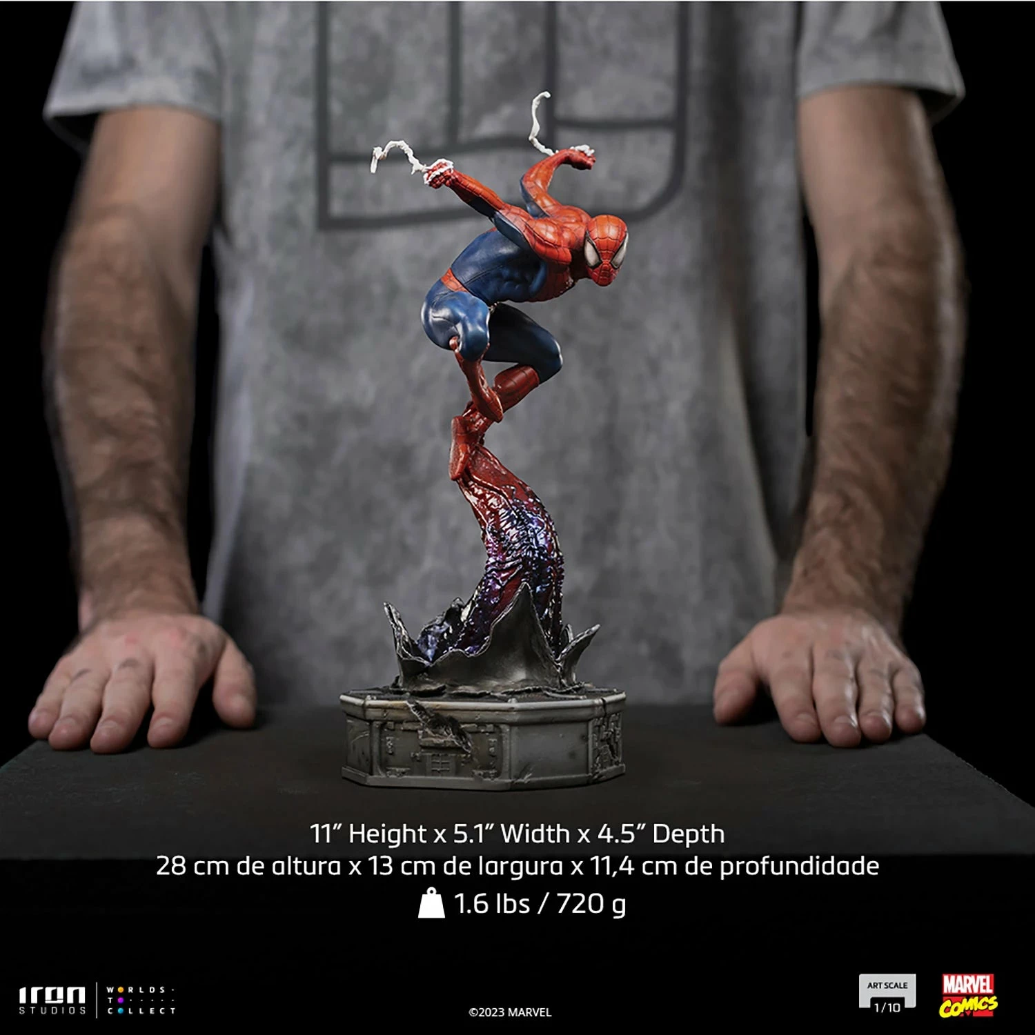 Iron Studios Marvel Comics Spider-Man 1/10 Art Scale Statue - Image 3