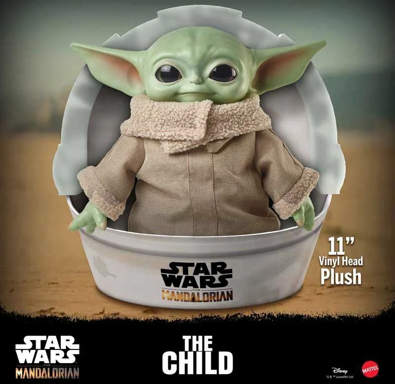 Star Wars The Mandalorian11" The Child (Baby Yoda) Plush Toy - Image 2