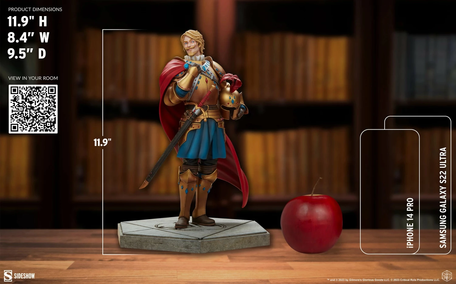 Official Sideshow Collectibles Vox Machina Critical Role Taryon Darrington - Image 2