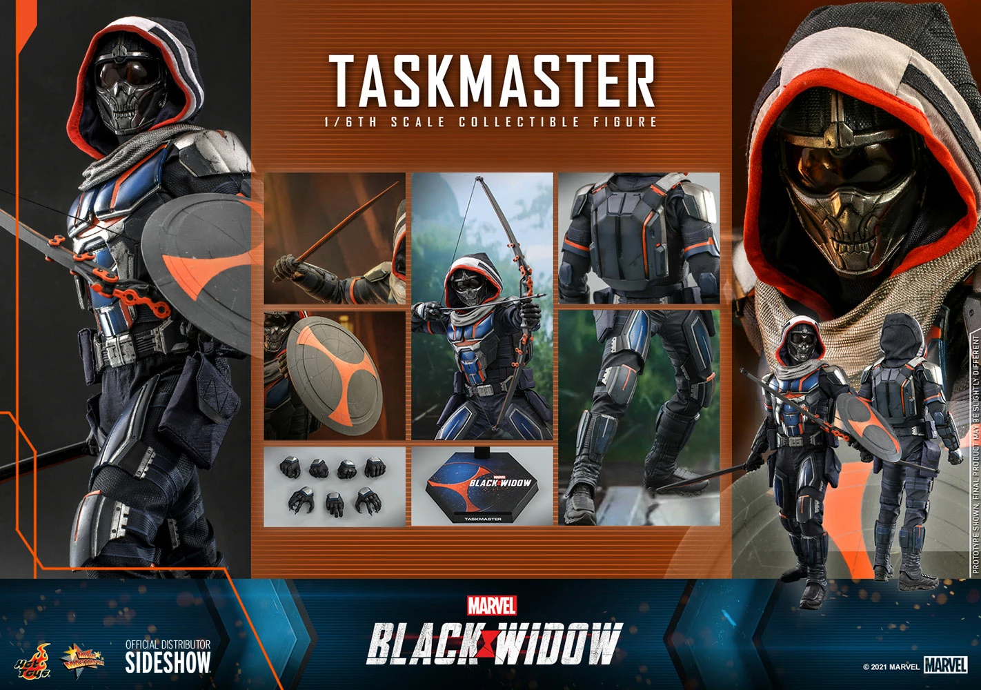 Hot Toys Black Widow Movie Masterpiece 1/6 Scale Action Figure Taskmaster - Image 2