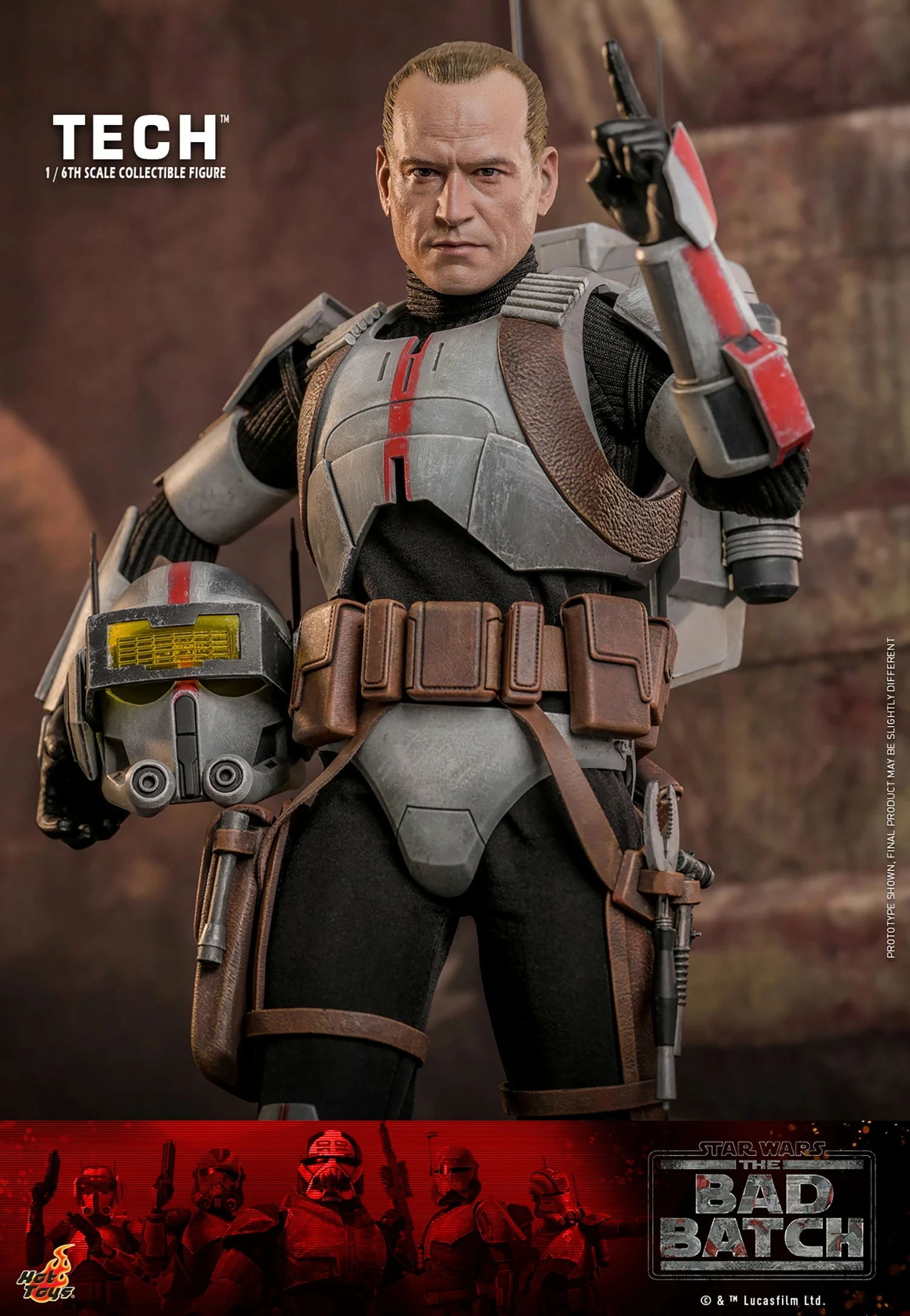 Hot Toys 1/6th Scale Figure Star Wars The Bad Batch Tech - Image 5