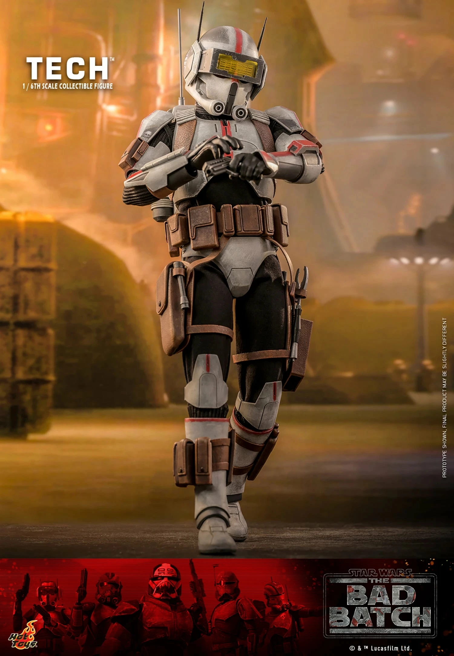 Hot Toys 1/6th Scale Figure Star Wars The Bad Batch Tech - Image 13