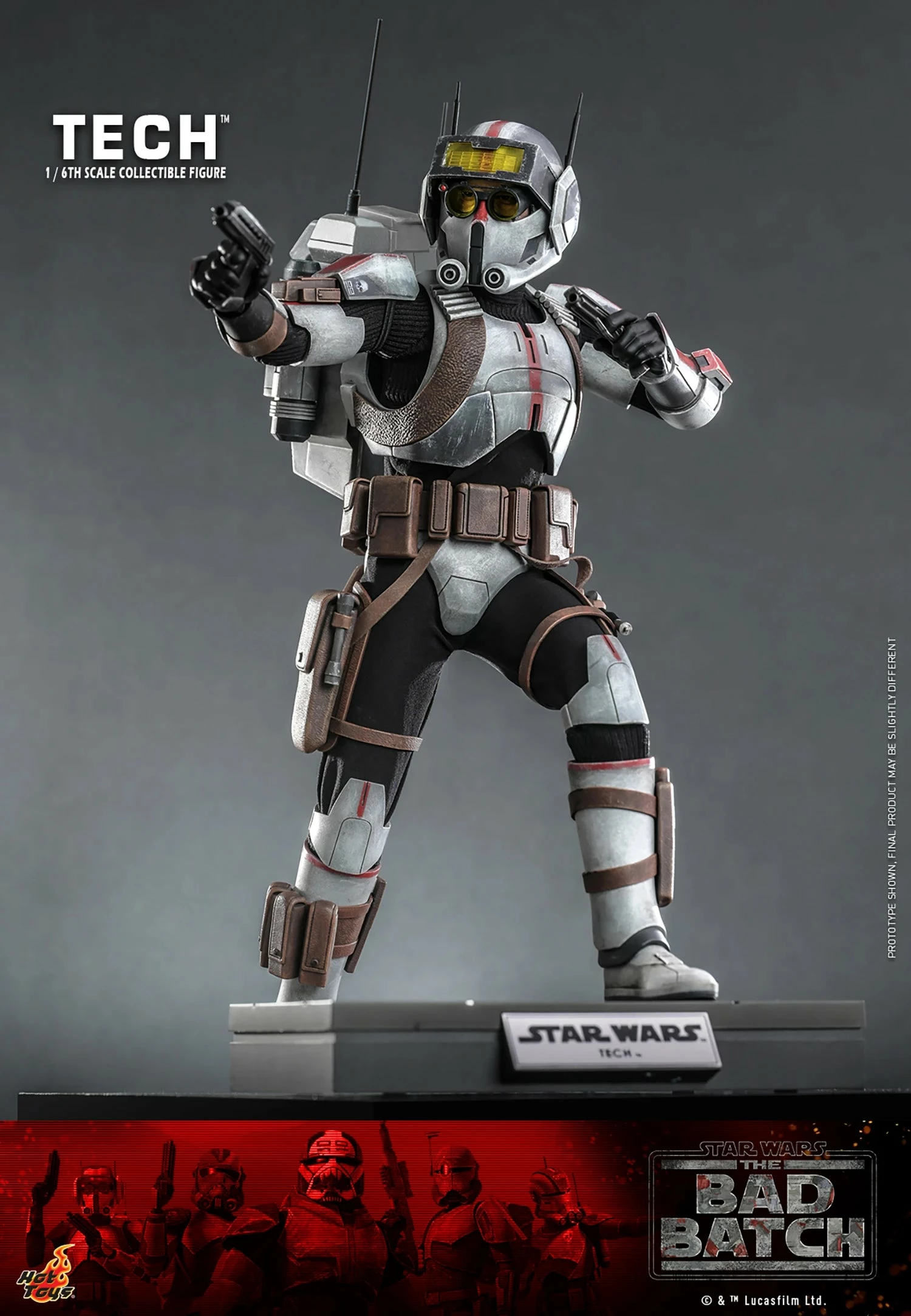 Hot Toys 1/6th Scale Figure Star Wars The Bad Batch Tech - Image 11