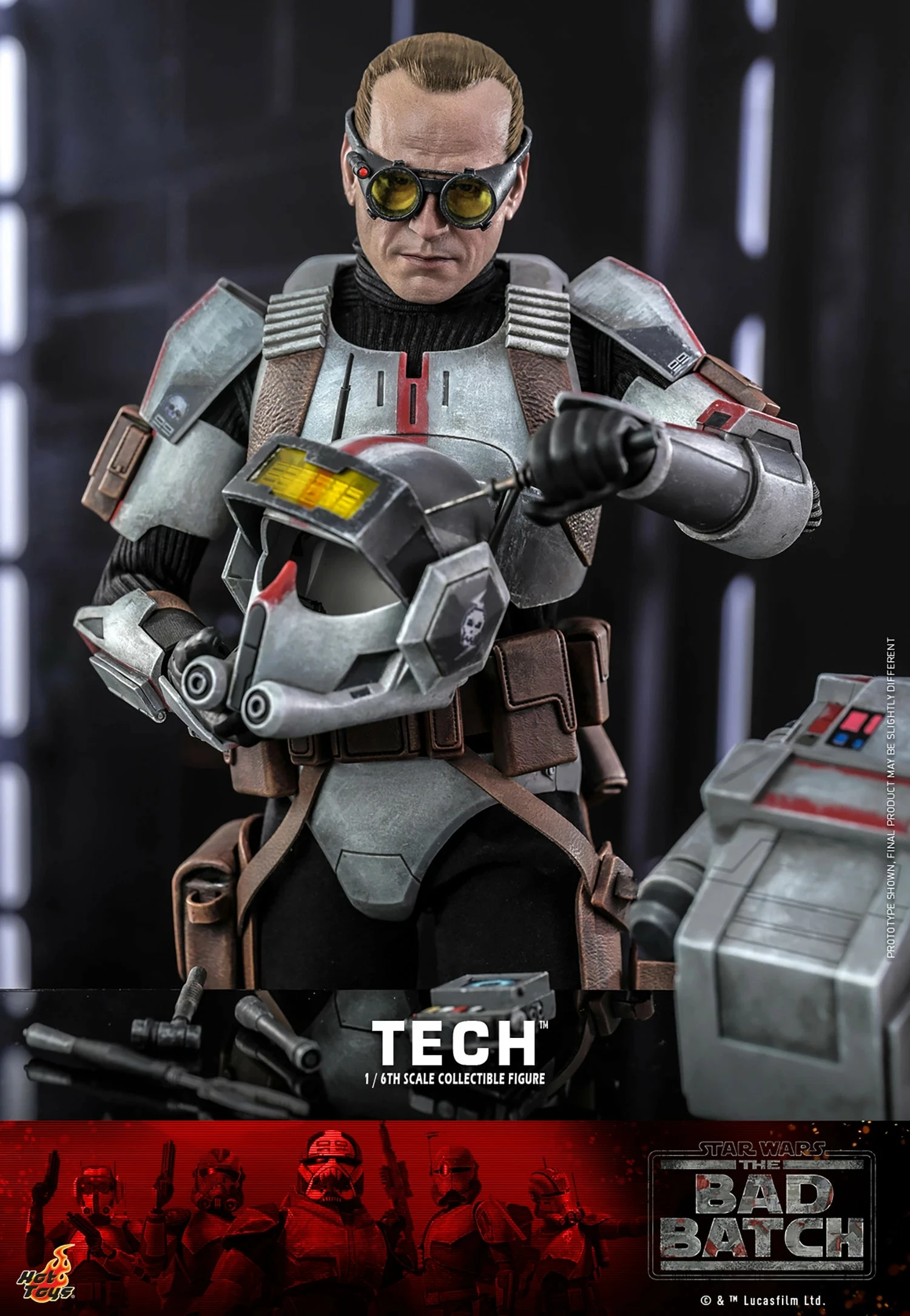 Hot Toys 1/6th Scale Figure Star Wars The Bad Batch Tech - Image 7