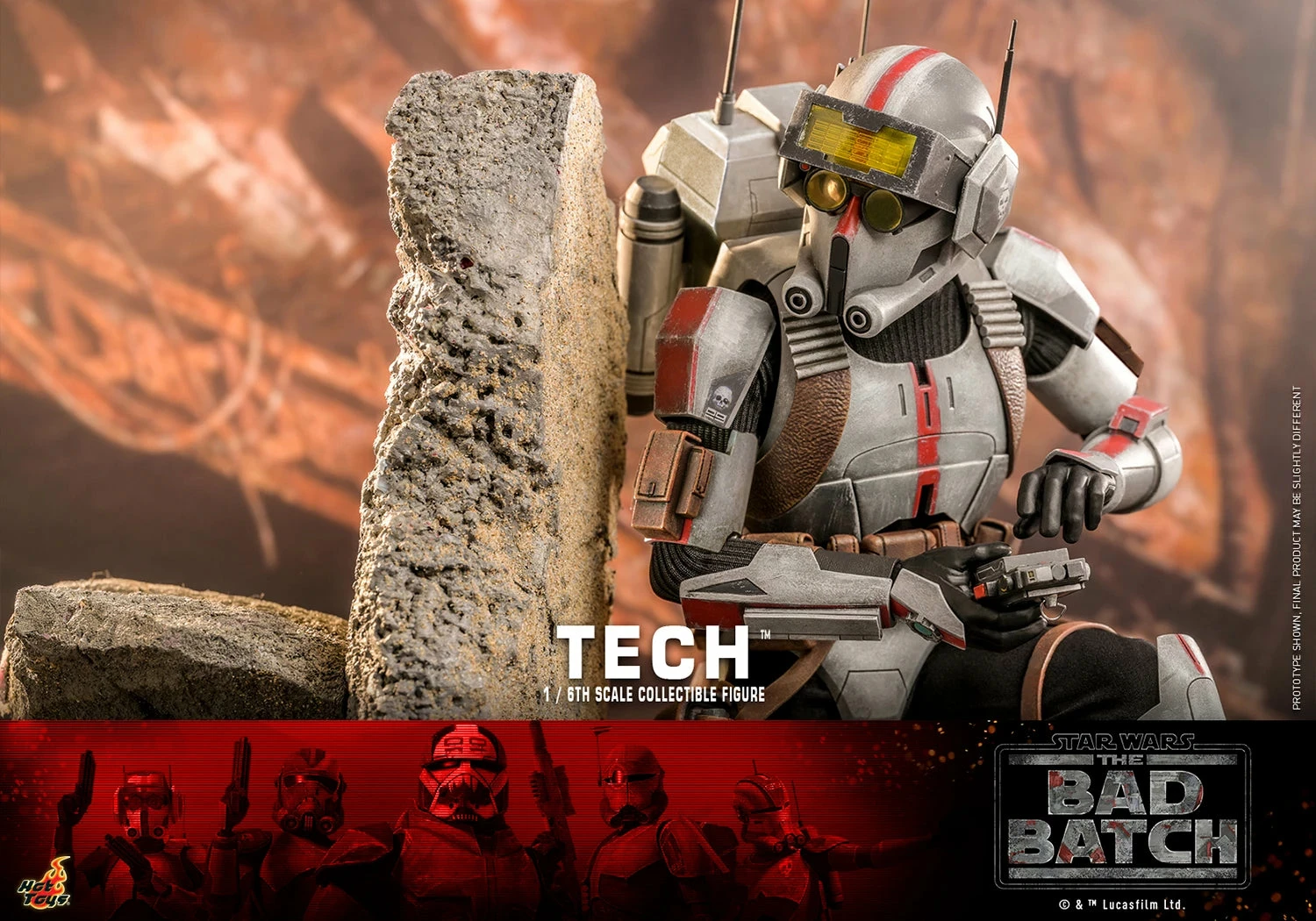 Hot Toys 1/6th Scale Figure Star Wars The Bad Batch Tech - Image 15