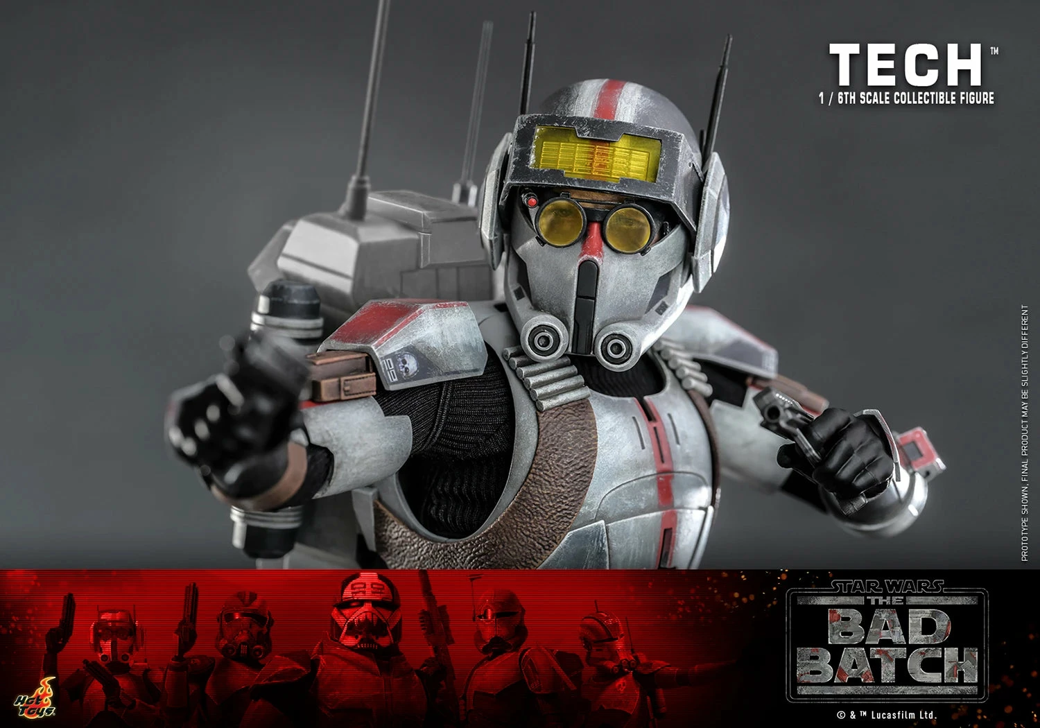 Hot Toys 1/6th Scale Figure Star Wars The Bad Batch Tech - Image 17