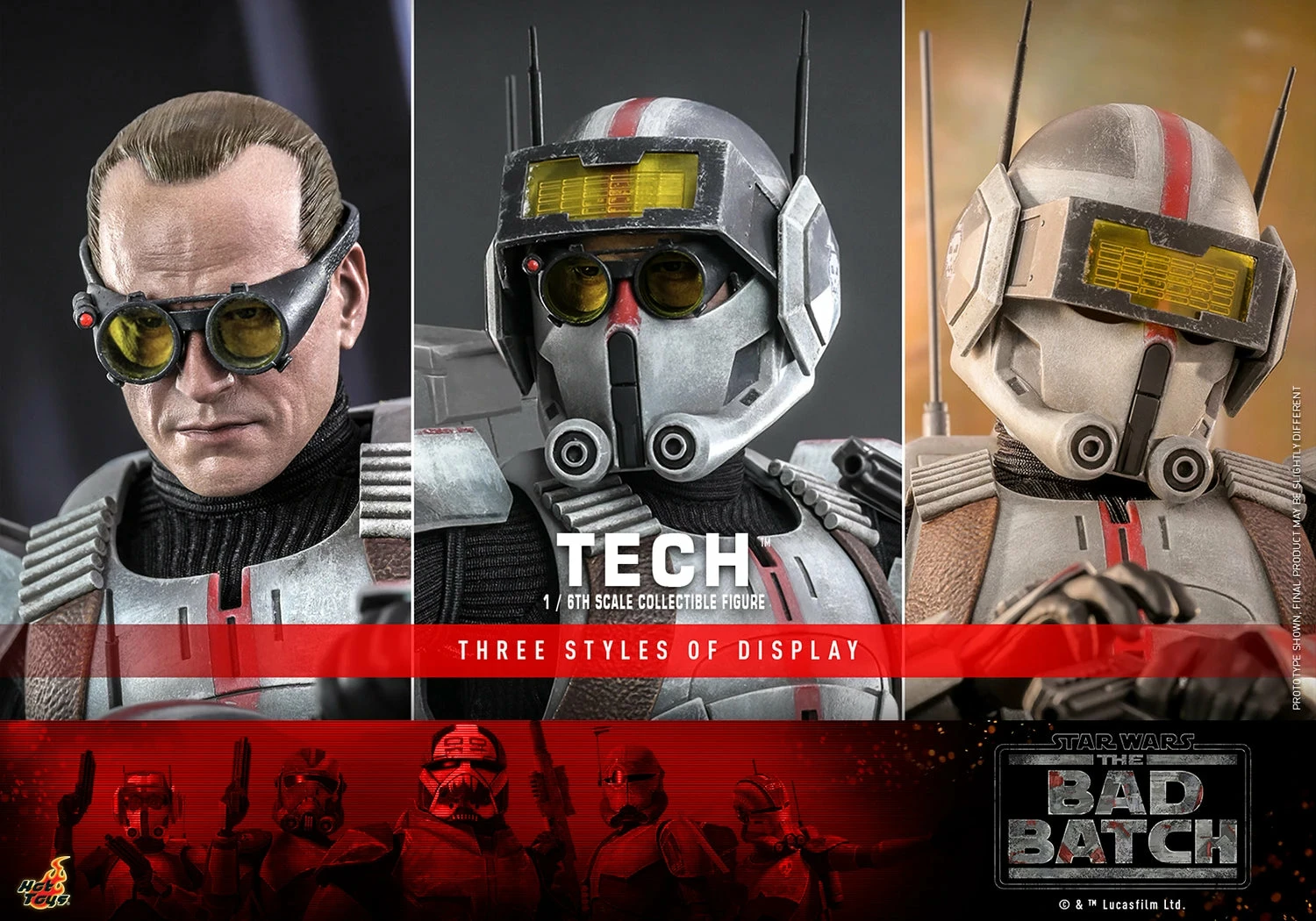 Hot Toys 1/6th Scale Figure Star Wars The Bad Batch Tech - Image 2
