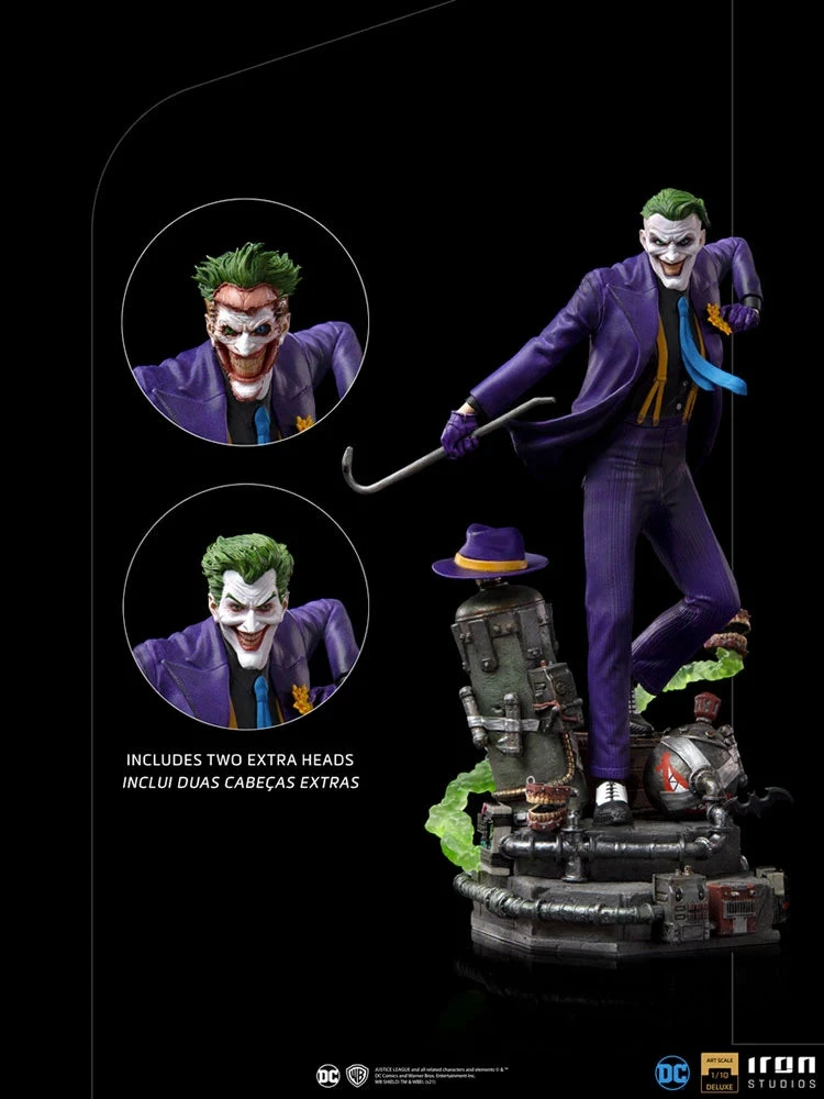 Iron Studios DC Comics The Joker 1/10 Deluxe Art Scale Statue - Image 2