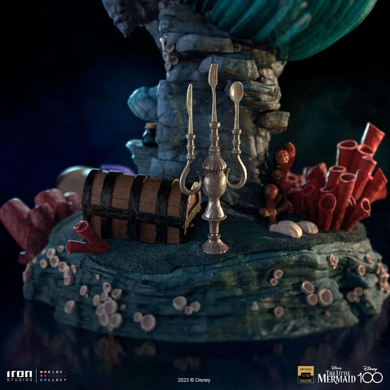 Iron Studios Disney The Little Mermaid 1/10 Deluxe Art Scale Statue - Image 6